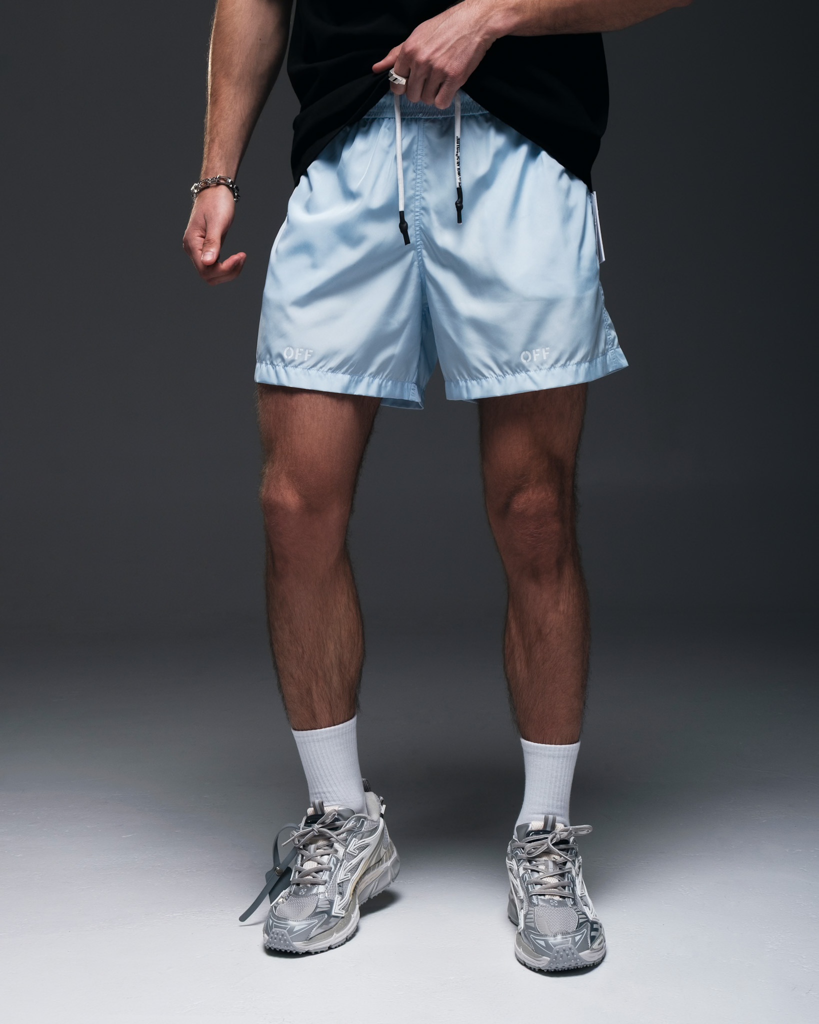 Off-White Shorts – Ice Blue