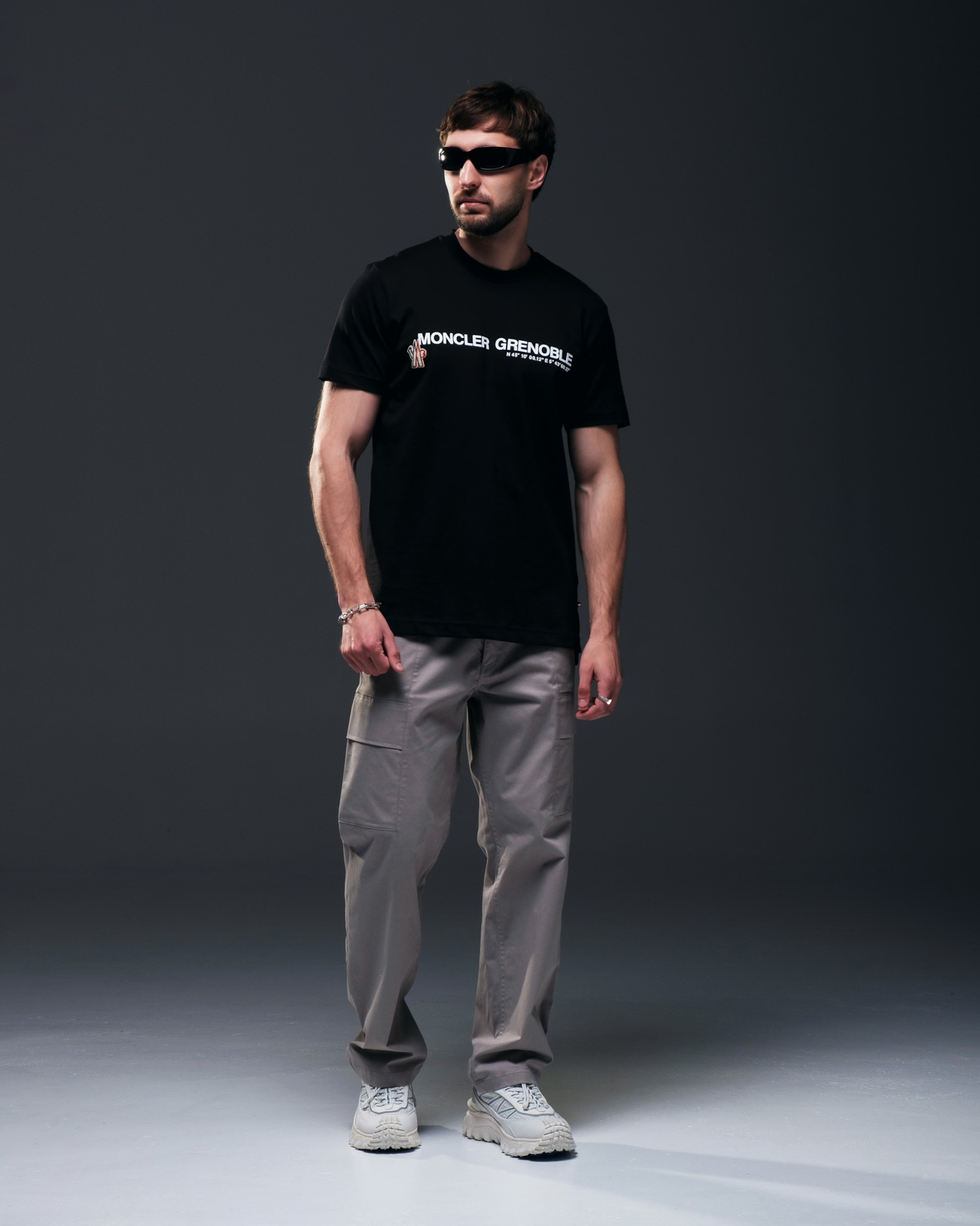 Moncler Grenoble Graphic Logo T-Shirt Black