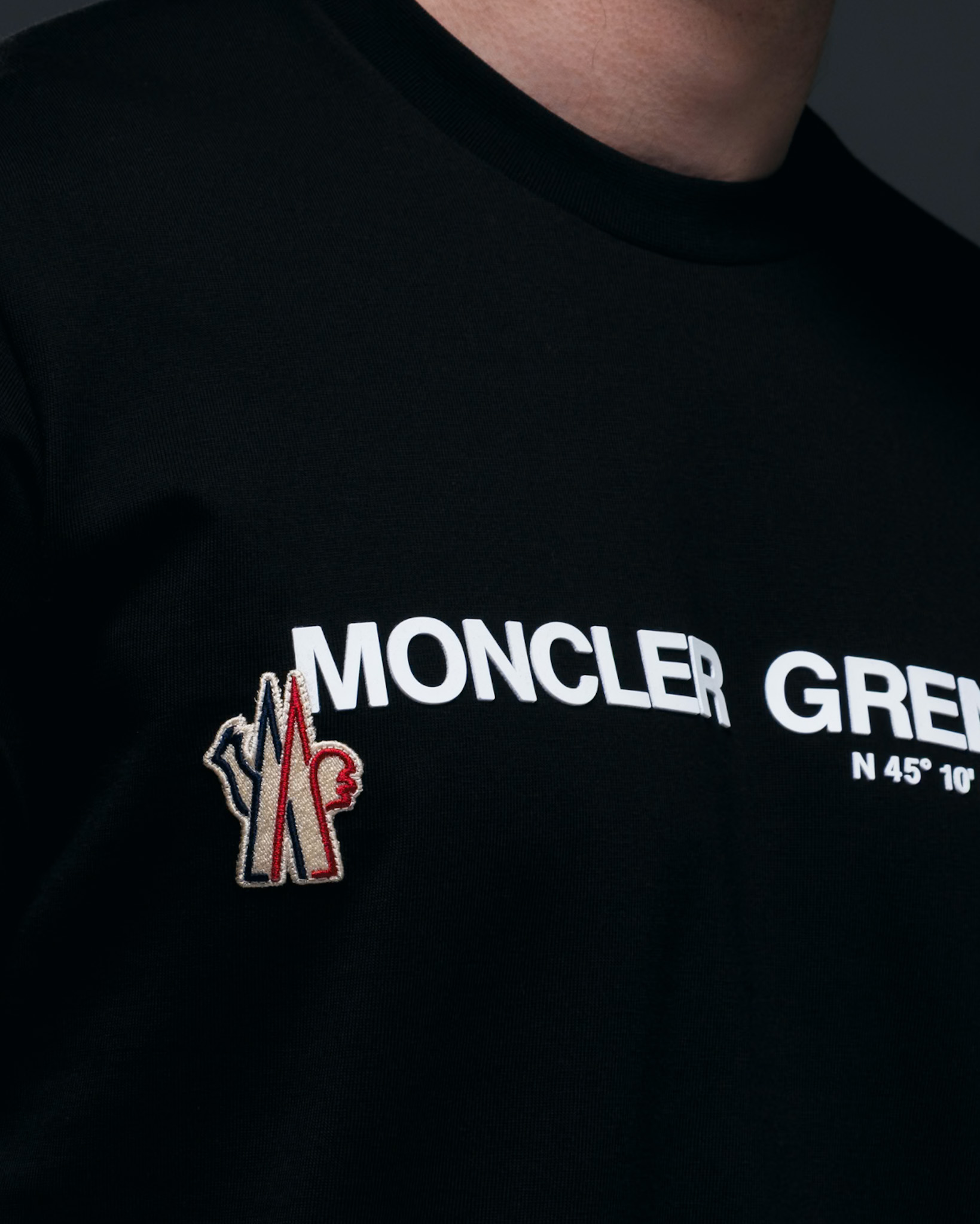 Moncler Grenoble Graphic Logo T-Shirt Black