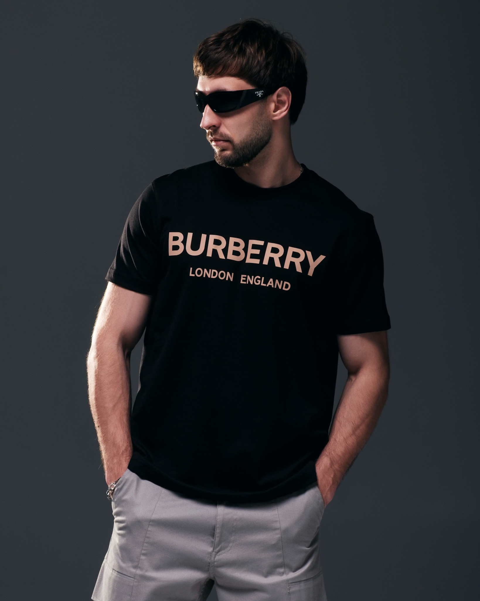 Burberry T-Shirt – London Logo Black
