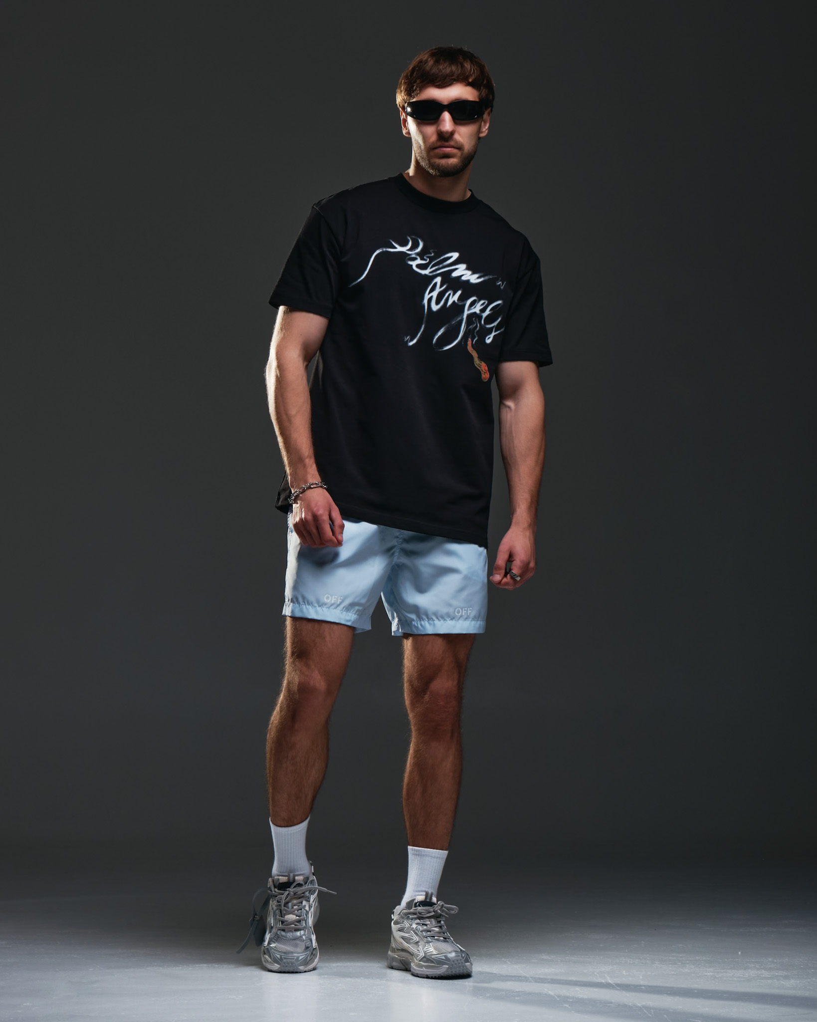 Palm Angels Tee – Black Fire Logo