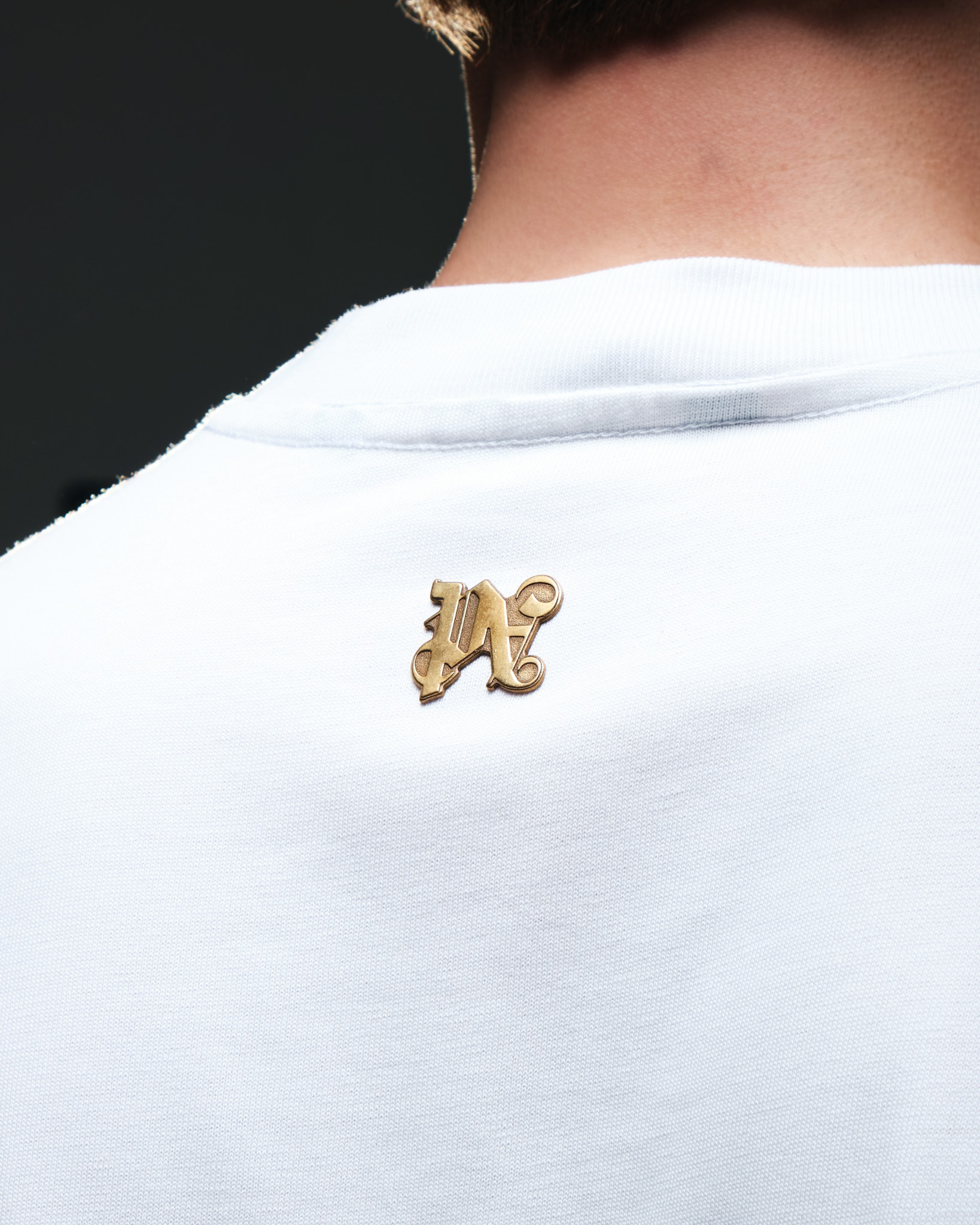 Palm Angels T-Shirt – Flame Script White