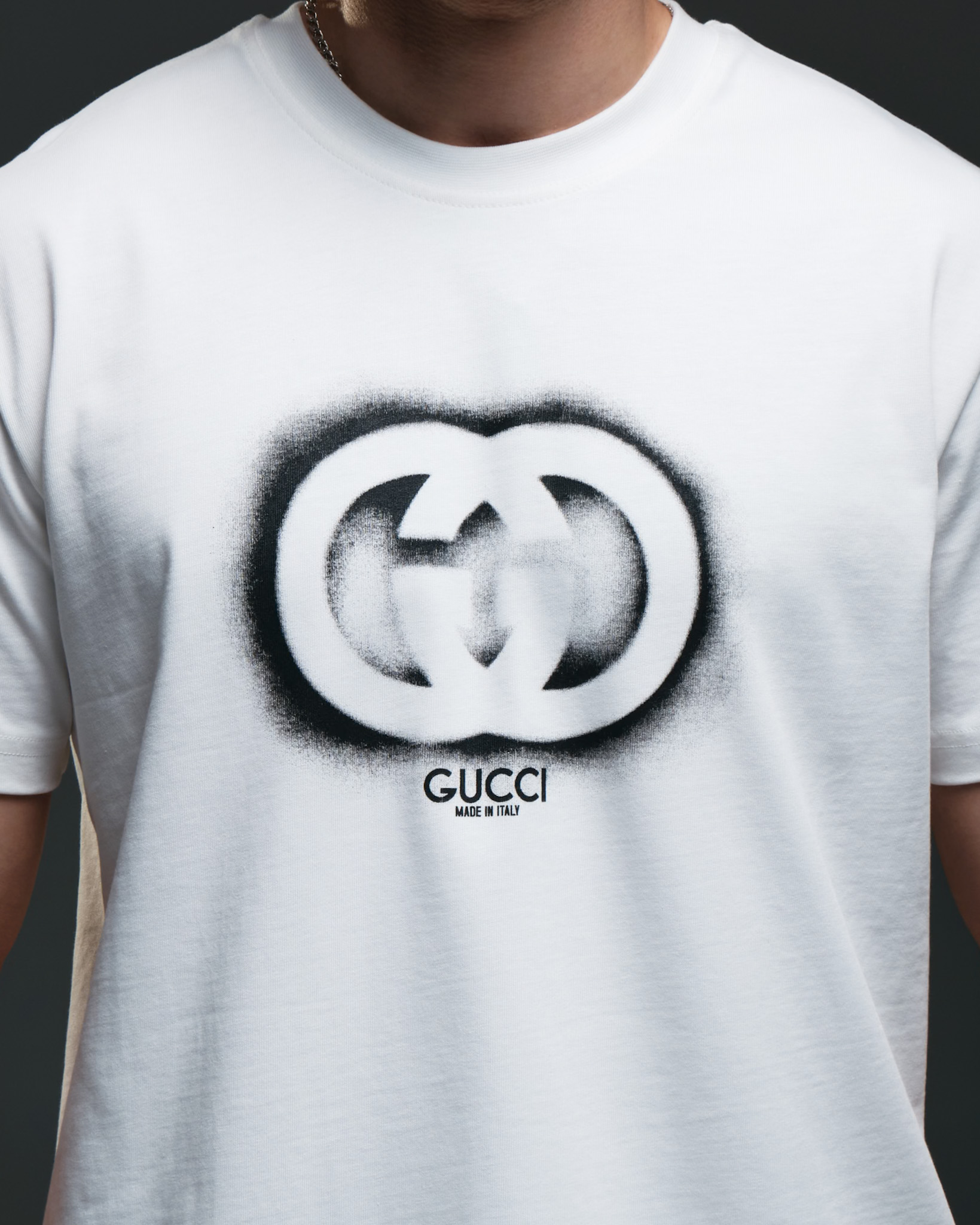 Gucci Spray Logo T-Shirt – White