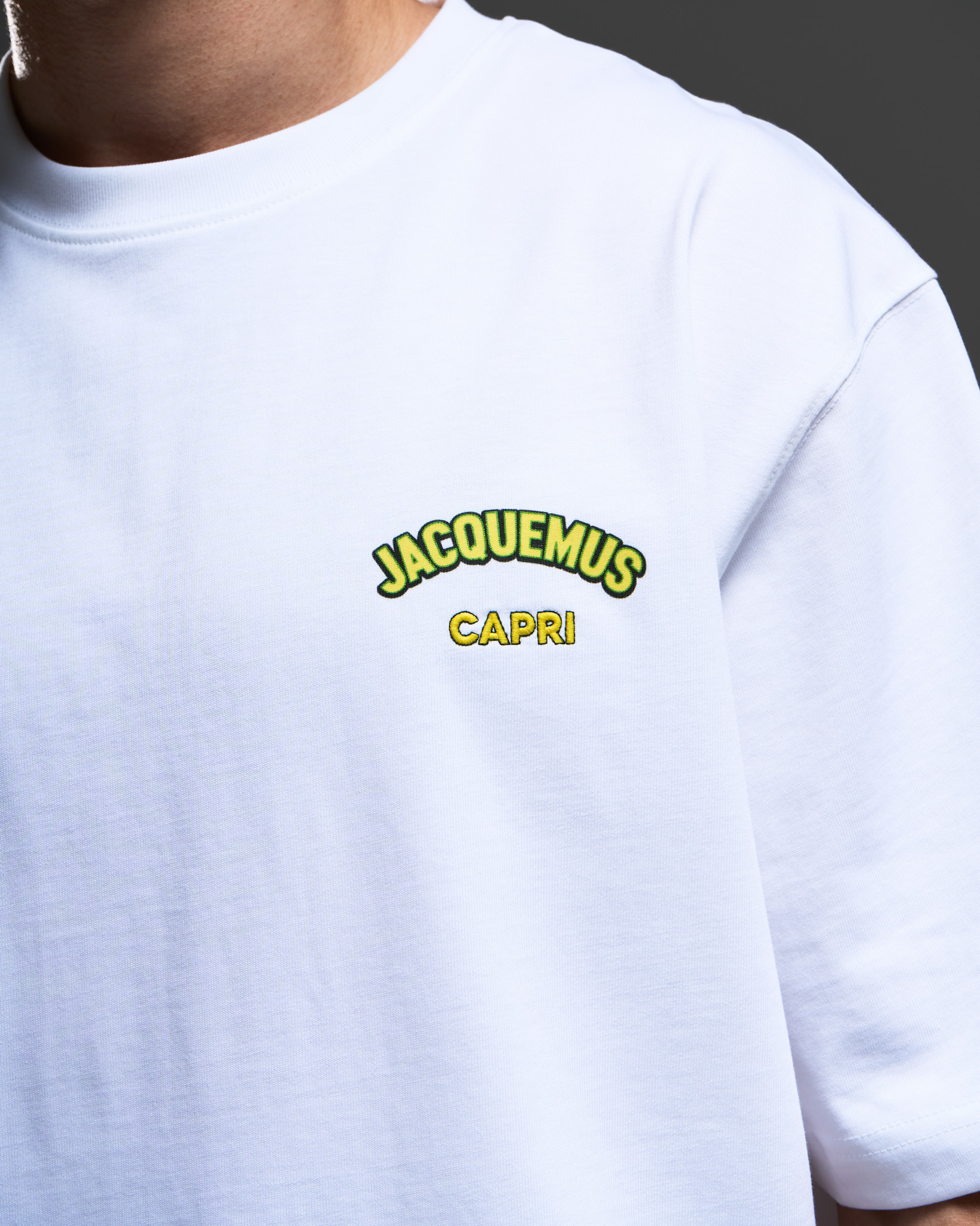 Jacquemus Capri T-shirt – L’unico Lemon Leaf Graphic