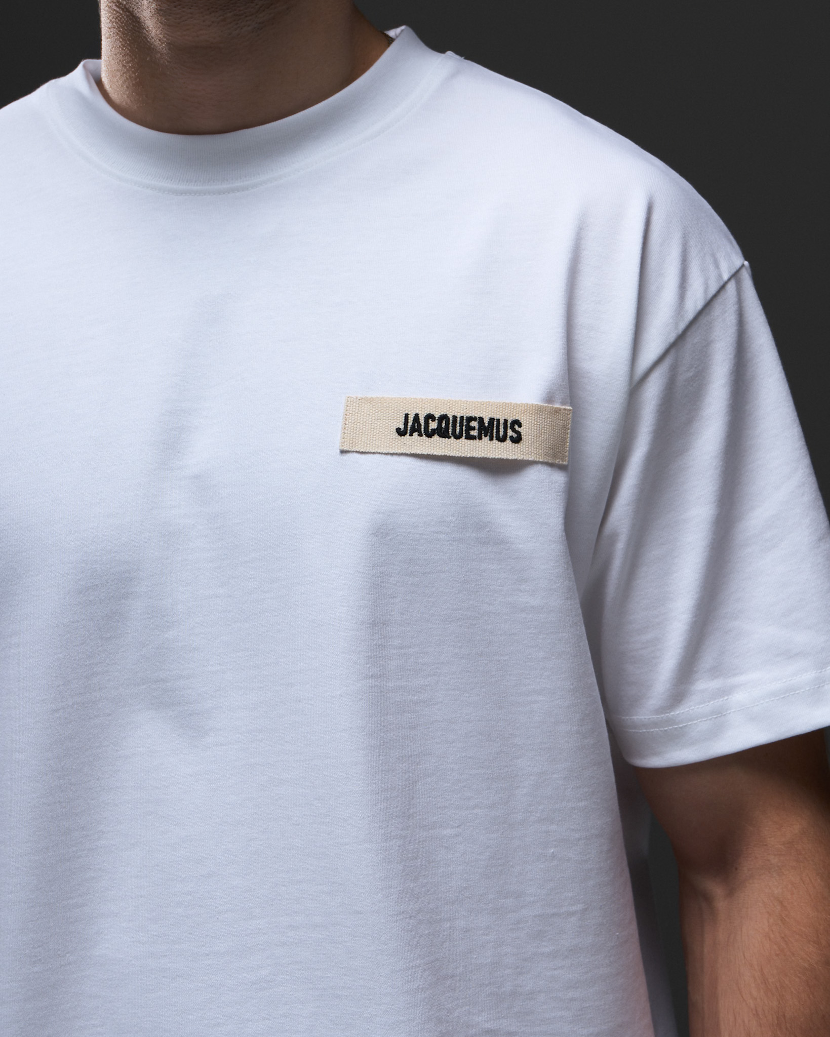 Jacquemus Patch Logo T-Shirt — White