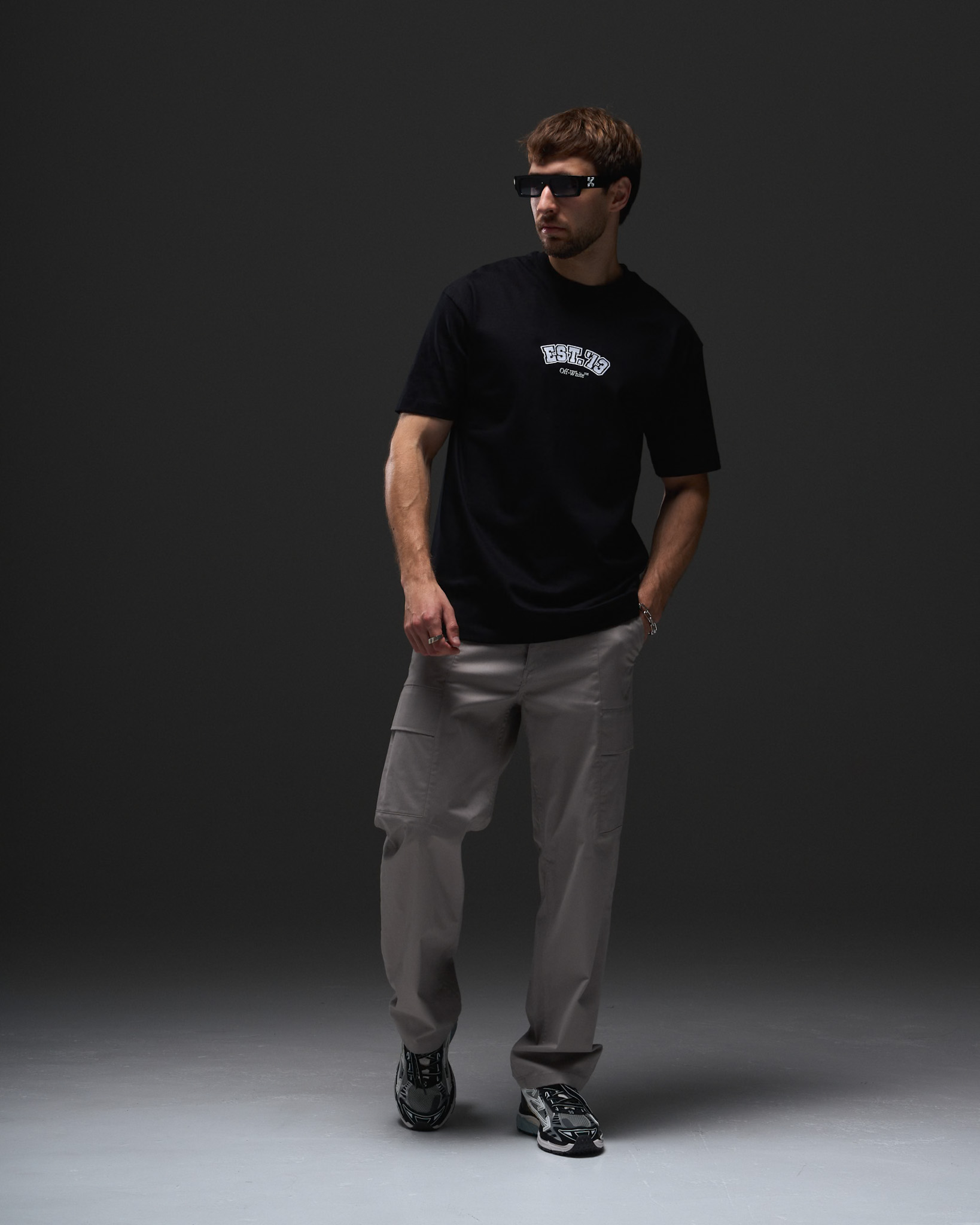 Off-White Archive Multi Logo T-Shirt — Black