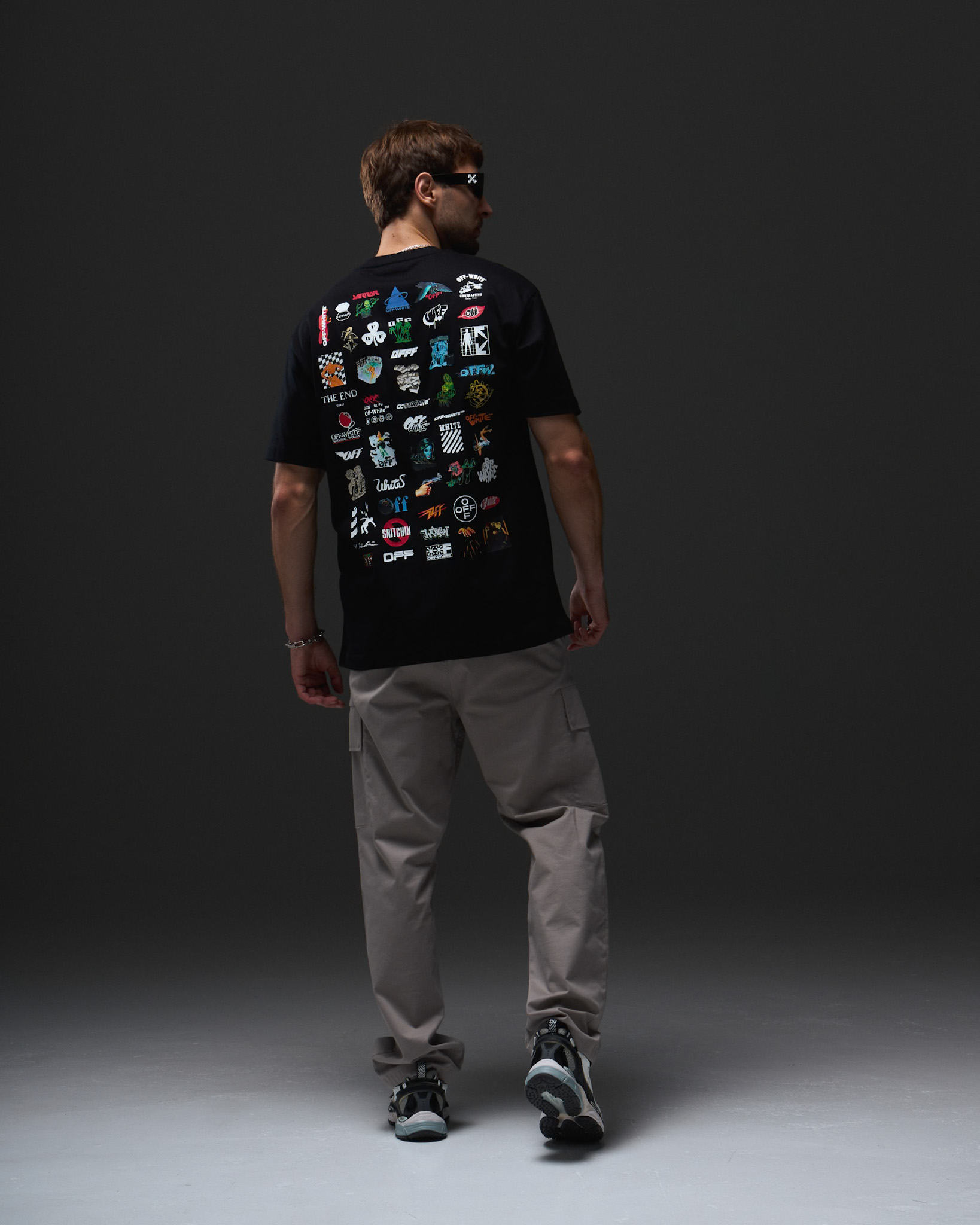 Off-White Archive Multi Logo T-Shirt — Black