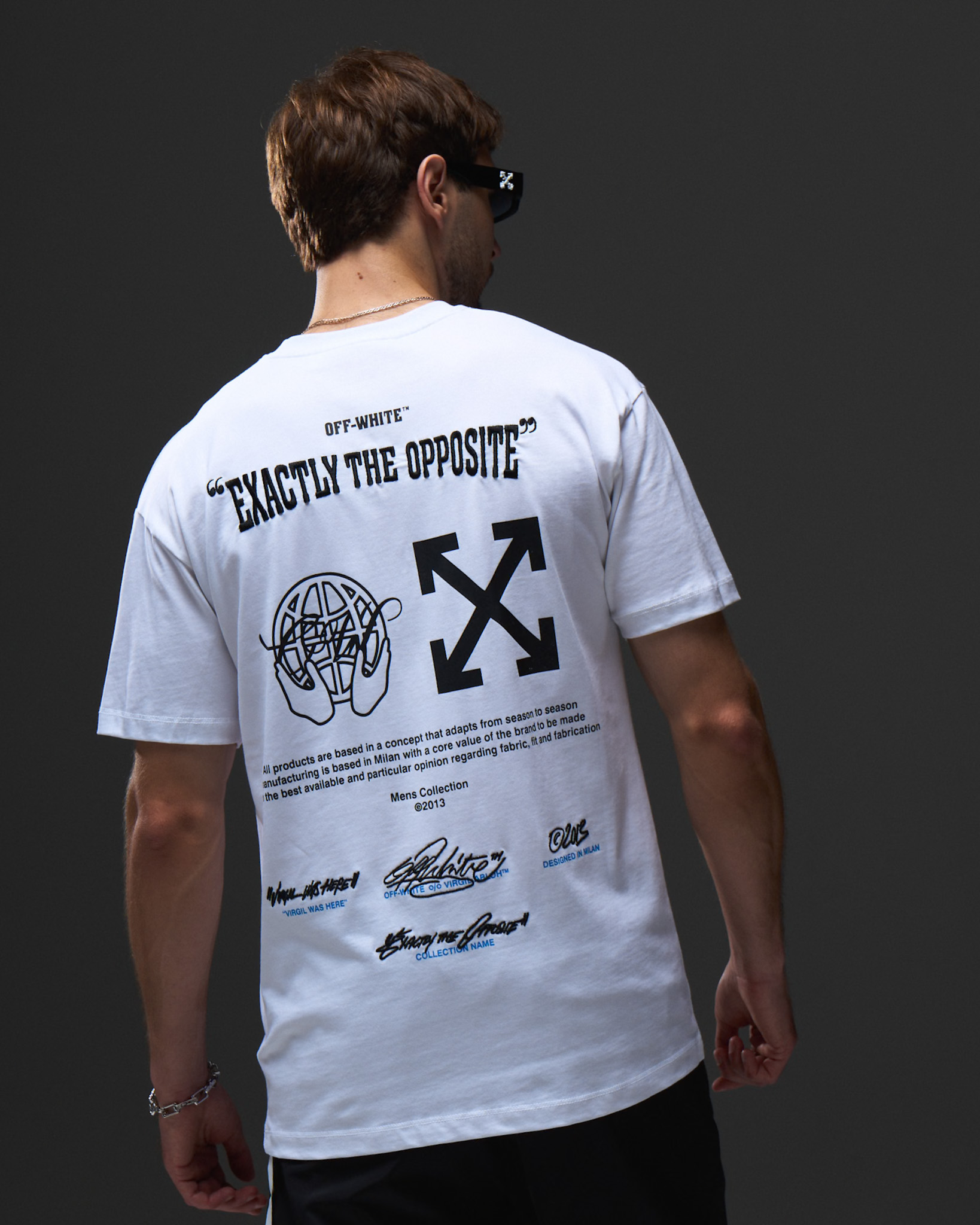 Off-White Opposite Arrows Graphic T-Shirt — White