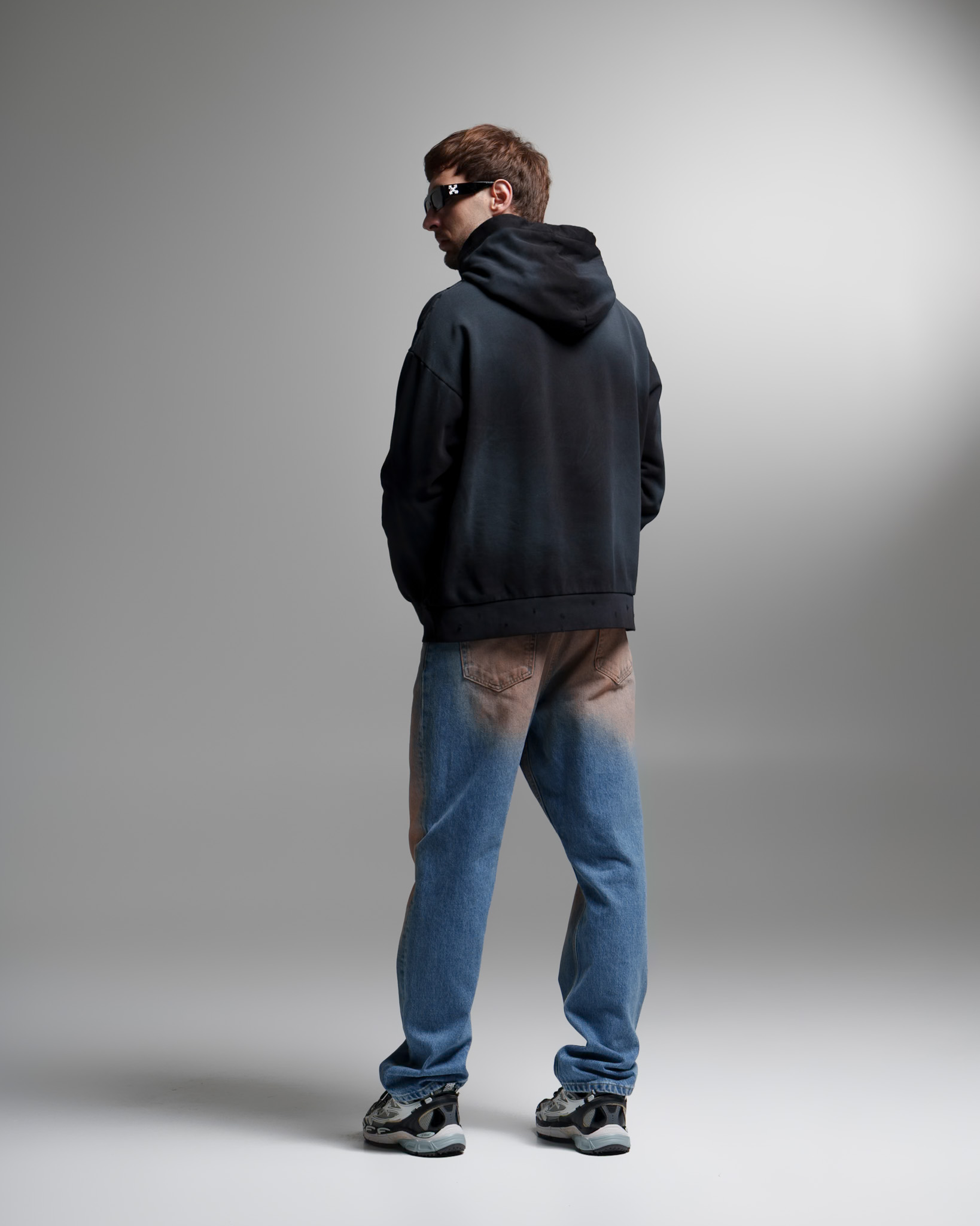 Balenciaga Berkind Logo Hoodie — Black