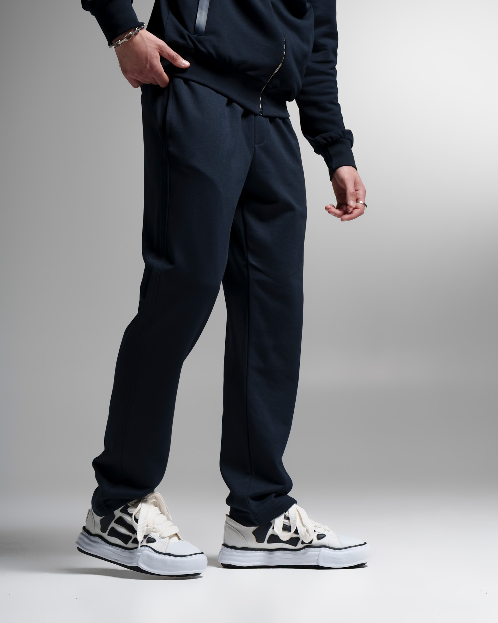 Moncler Navy Signature Track Set
