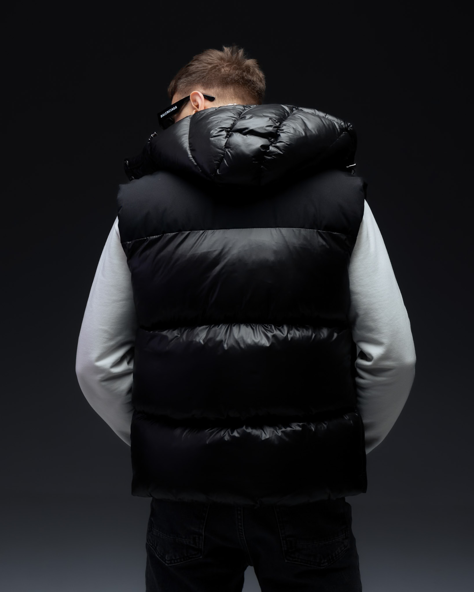 Moncler Down Vest – Signature Gloss Black