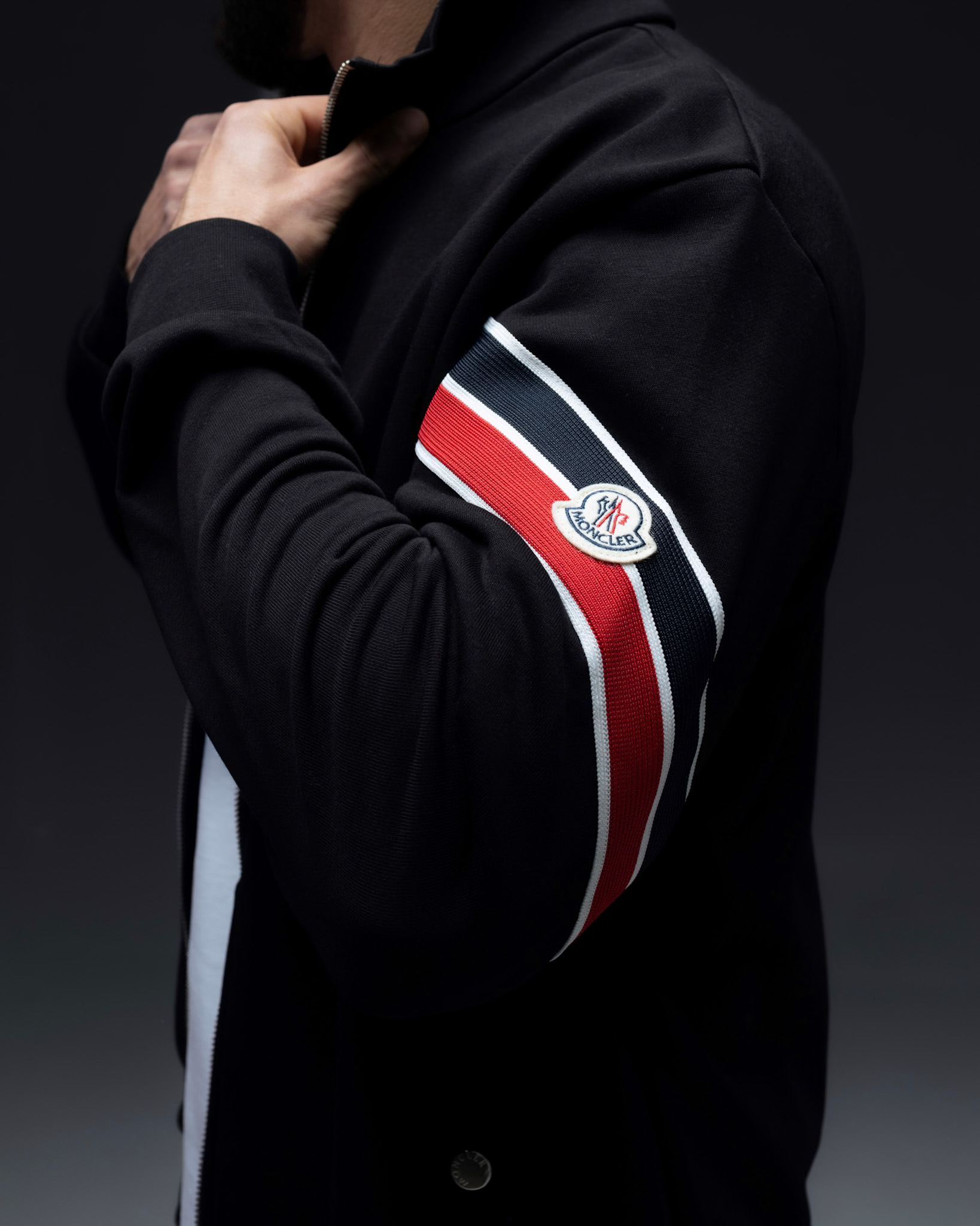 Moncler Tracksuit – Tricolor Stripe