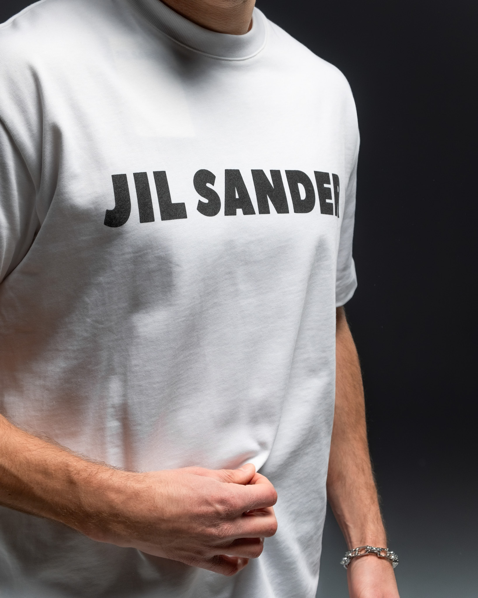 Jil Sander Cotton T-Shirt “Monochrome Force”