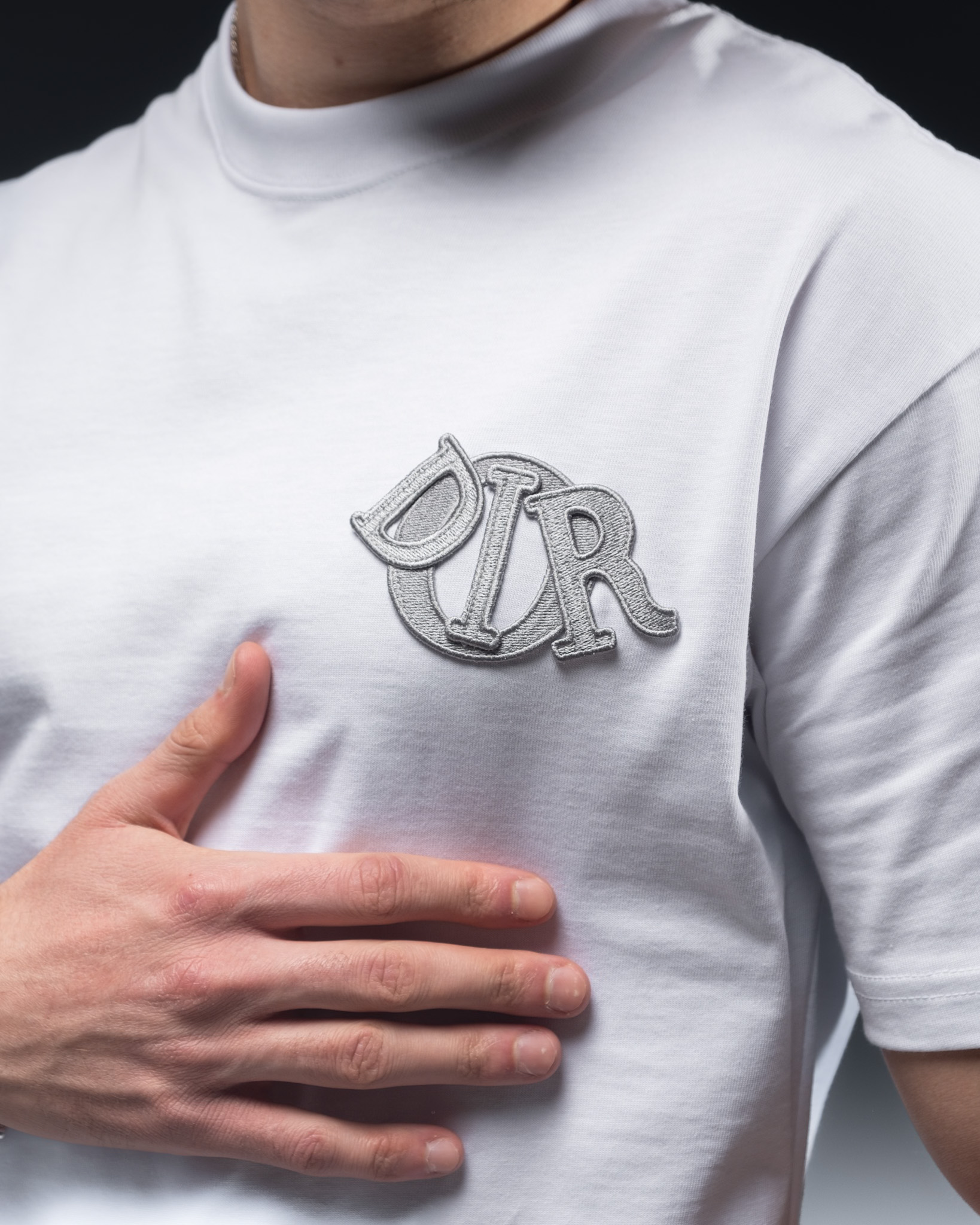 Christian Dior T-Shirt – Silver Monogram
