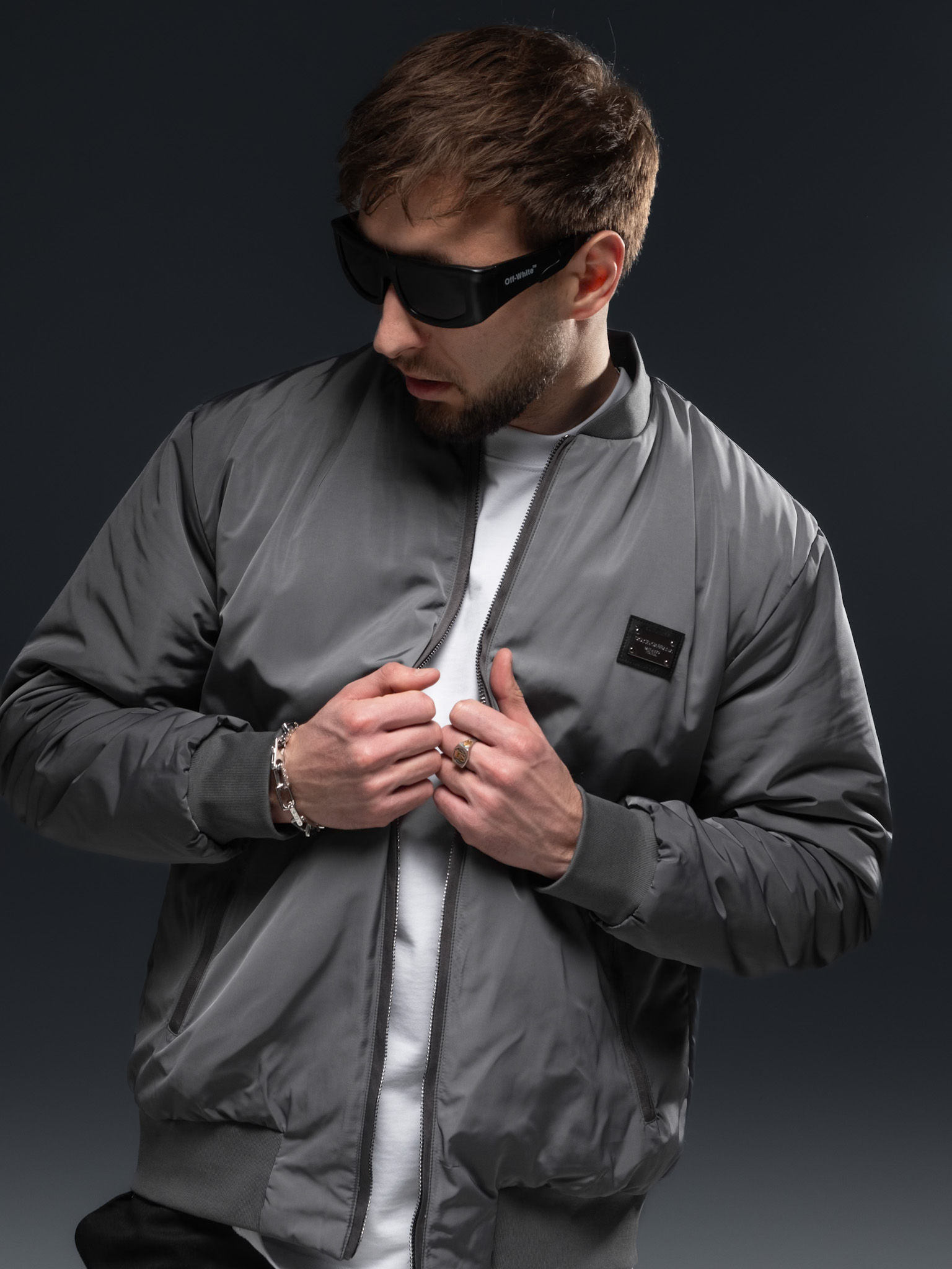Dolce & Gabbana Nylon Bomber – Iconic Plate