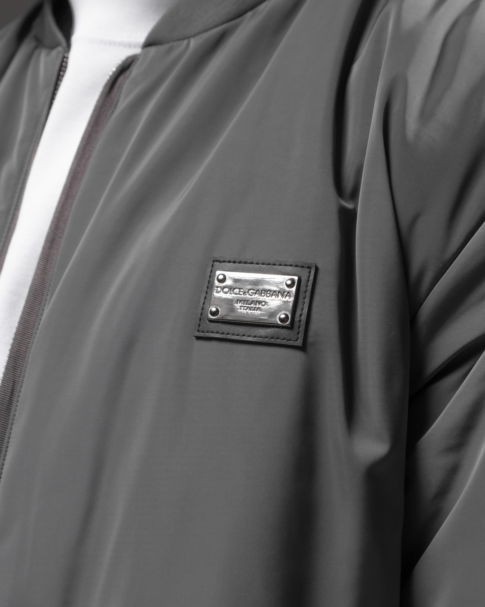 Dolce & Gabbana Nylon Bomber – Iconic Plate