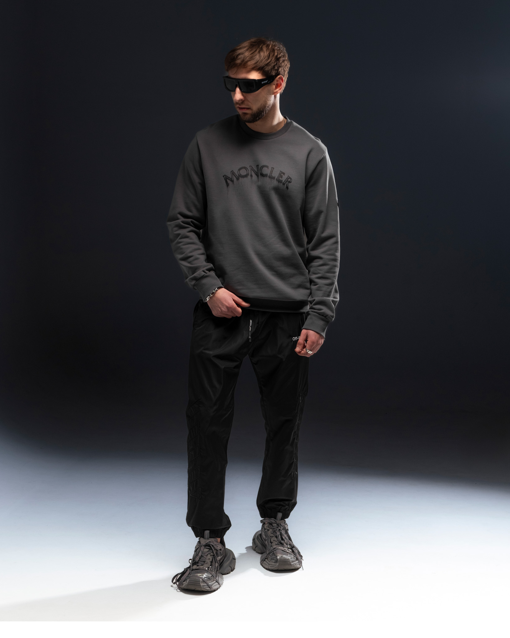 Moncler Sweatshirt – Obsidian Fade Logo