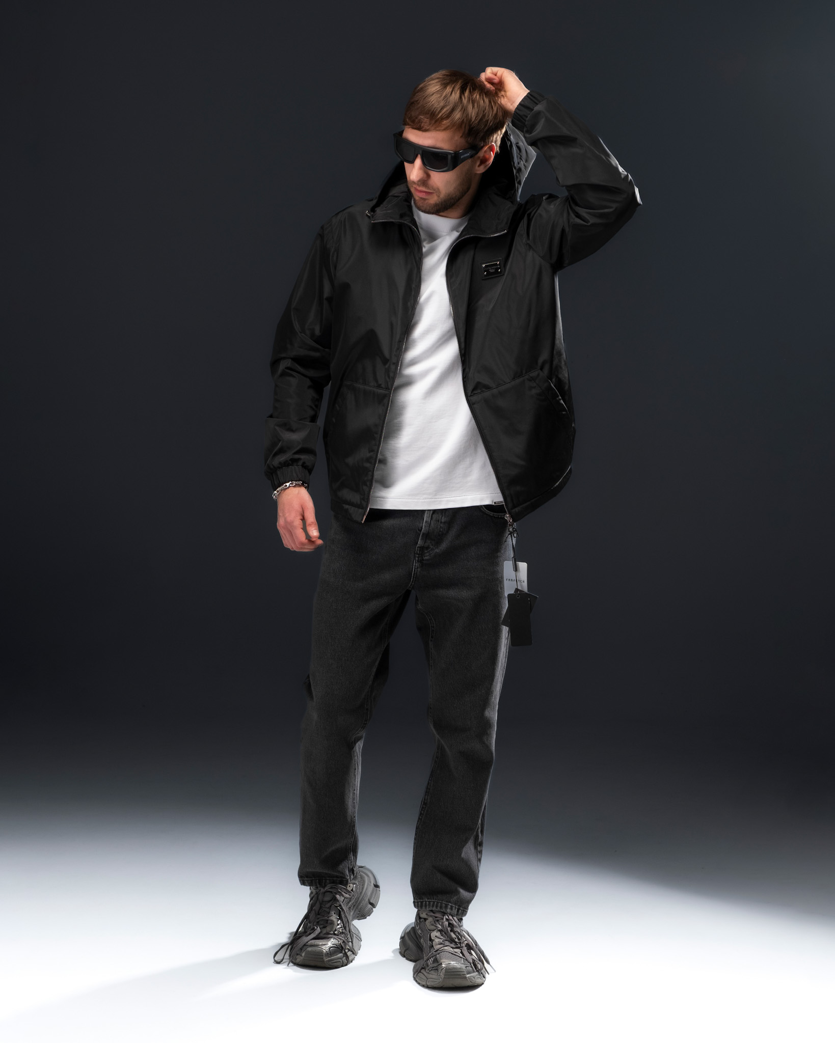 Dolce & Gabbana Technical Jacket – Logo Patch