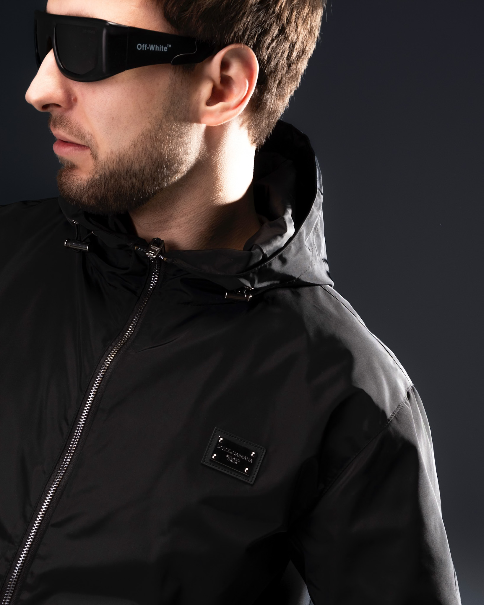 Dolce & Gabbana Technical Jacket – Logo Patch