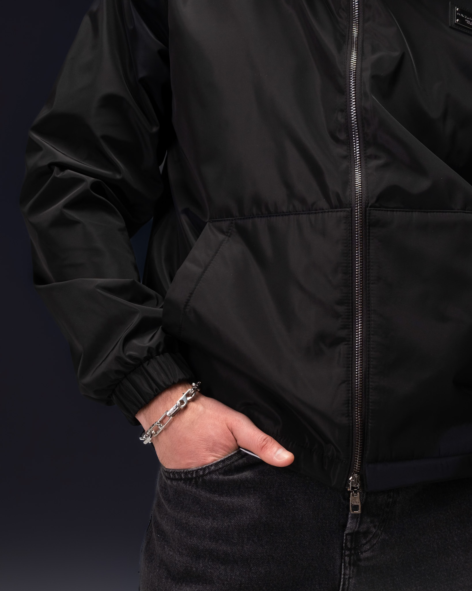 Dolce & Gabbana Technical Jacket – Logo Patch