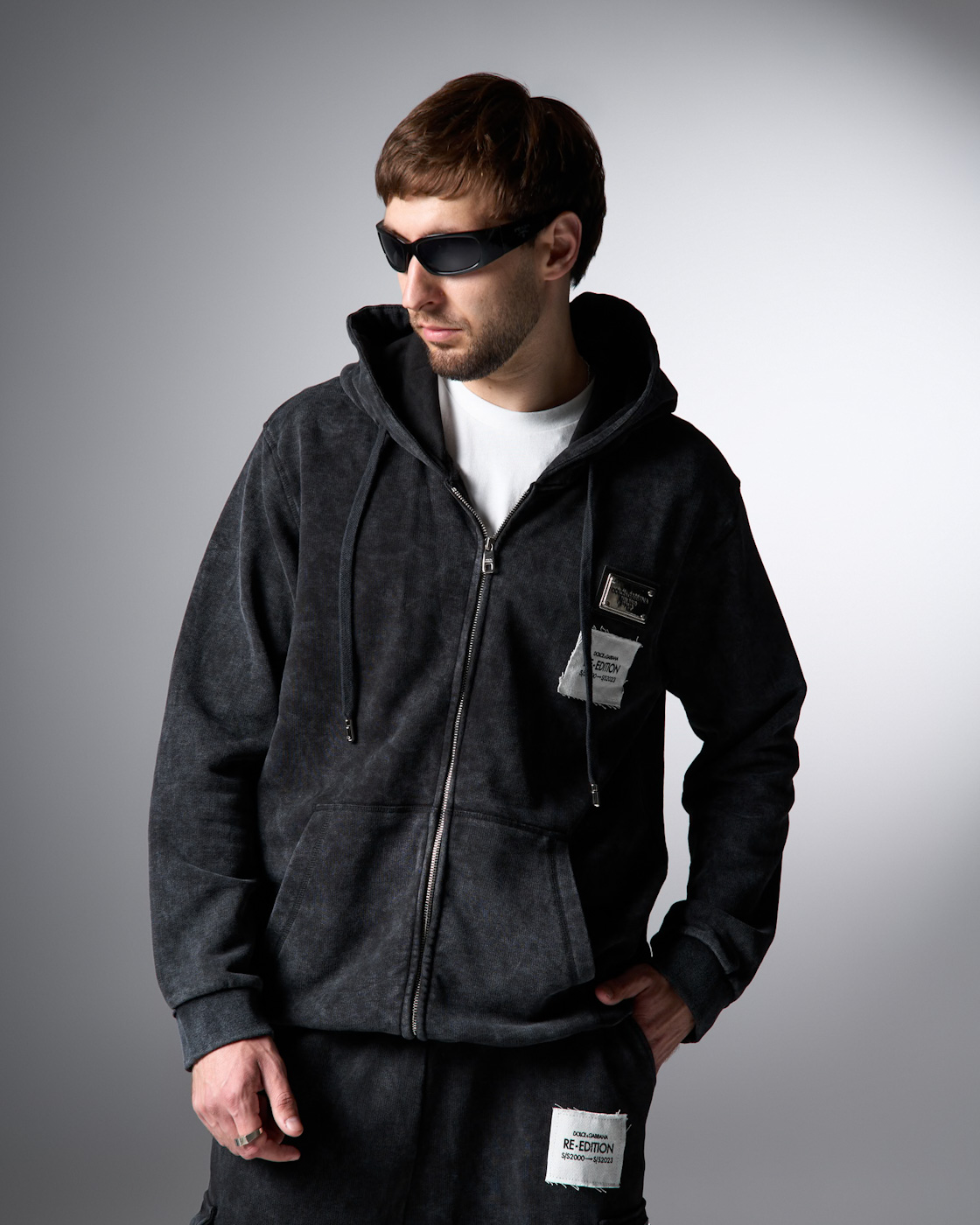 Dolce & Gabbana Re-Edition Black Lounge Tracksuit