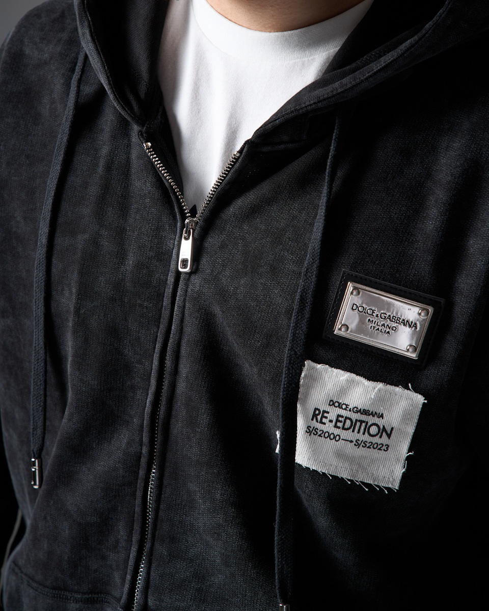 Dolce & Gabbana Re-Edition Black Lounge Tracksuit