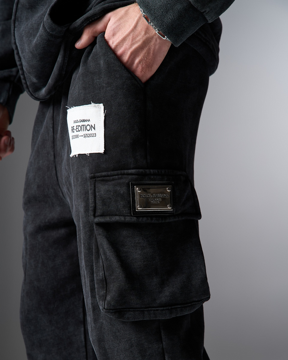 Dolce & Gabbana Re-Edition Black Lounge Tracksuit