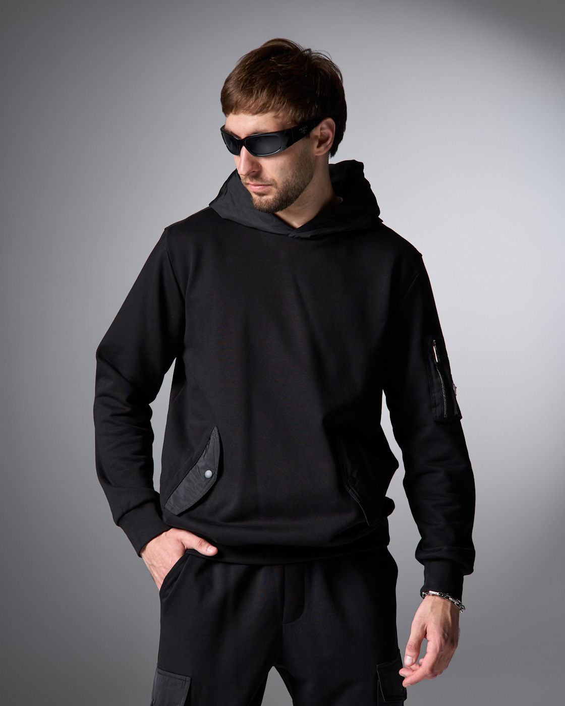 Prada Black Technical Tracksuit