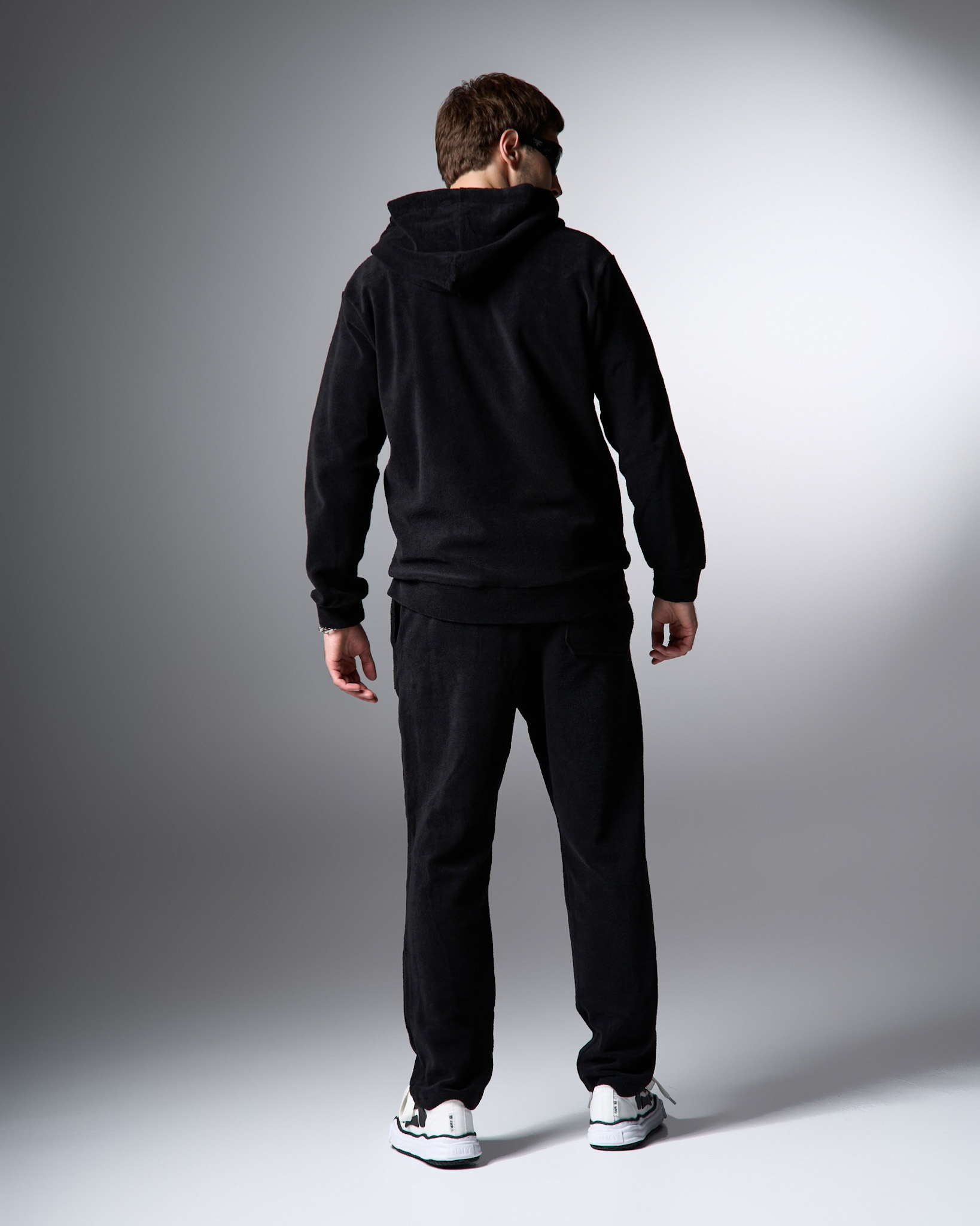 Dolce & Gabbana Black Velour Tracksuit