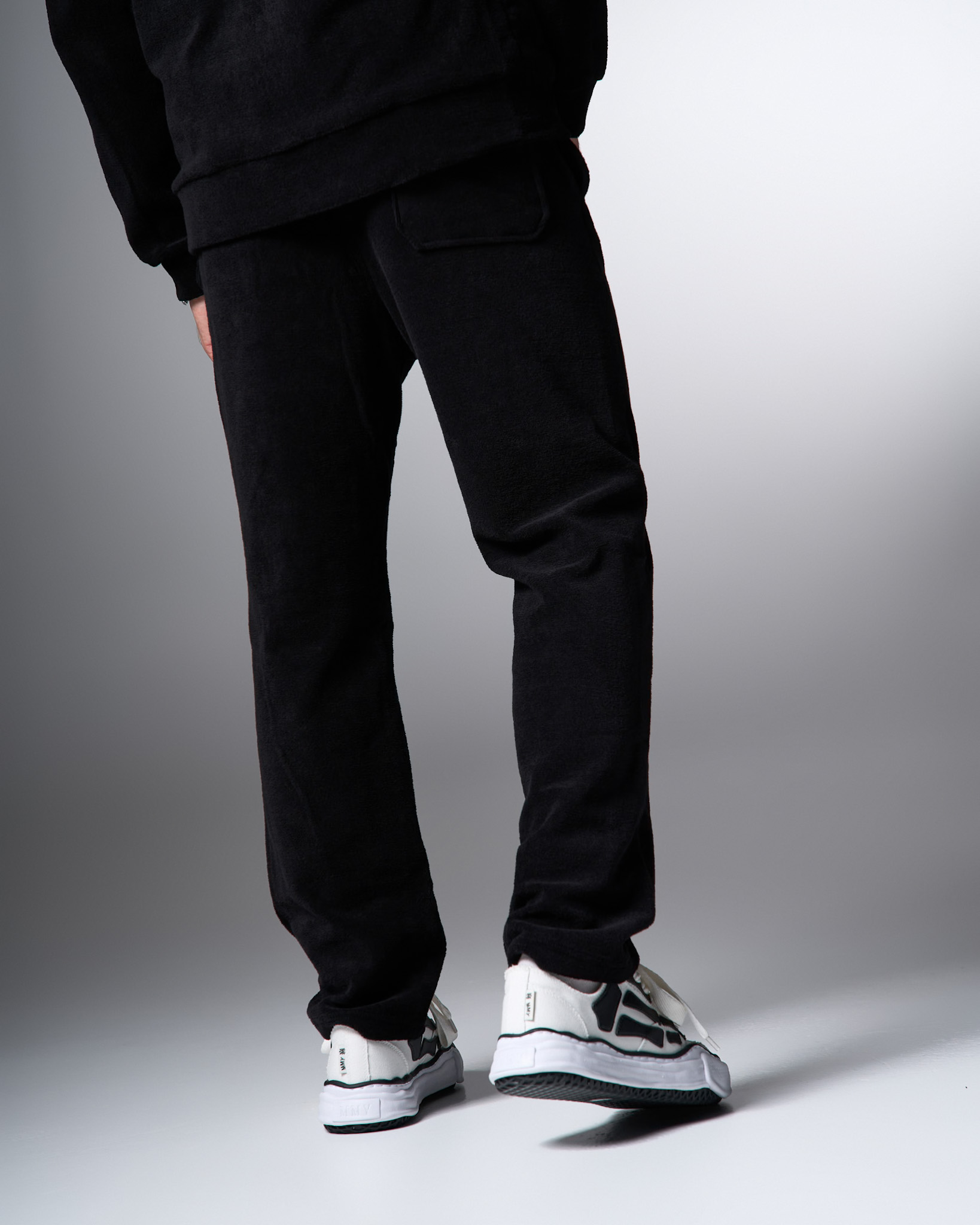 Dolce & Gabbana Black Velour Tracksuit