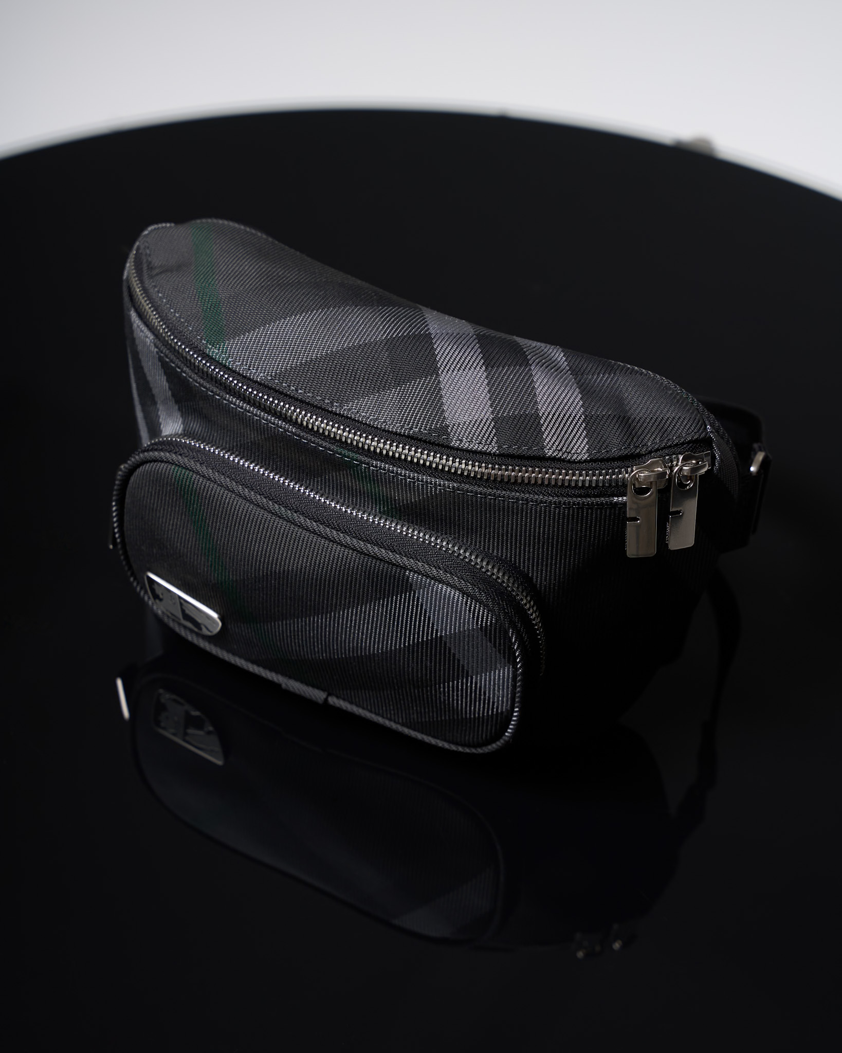 Burberry Black Check Crossbody Bag