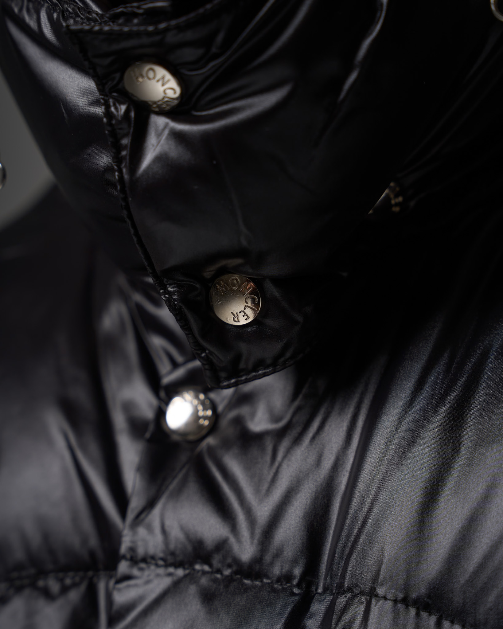 Moncler Iconic Gloss Black Down Jacket