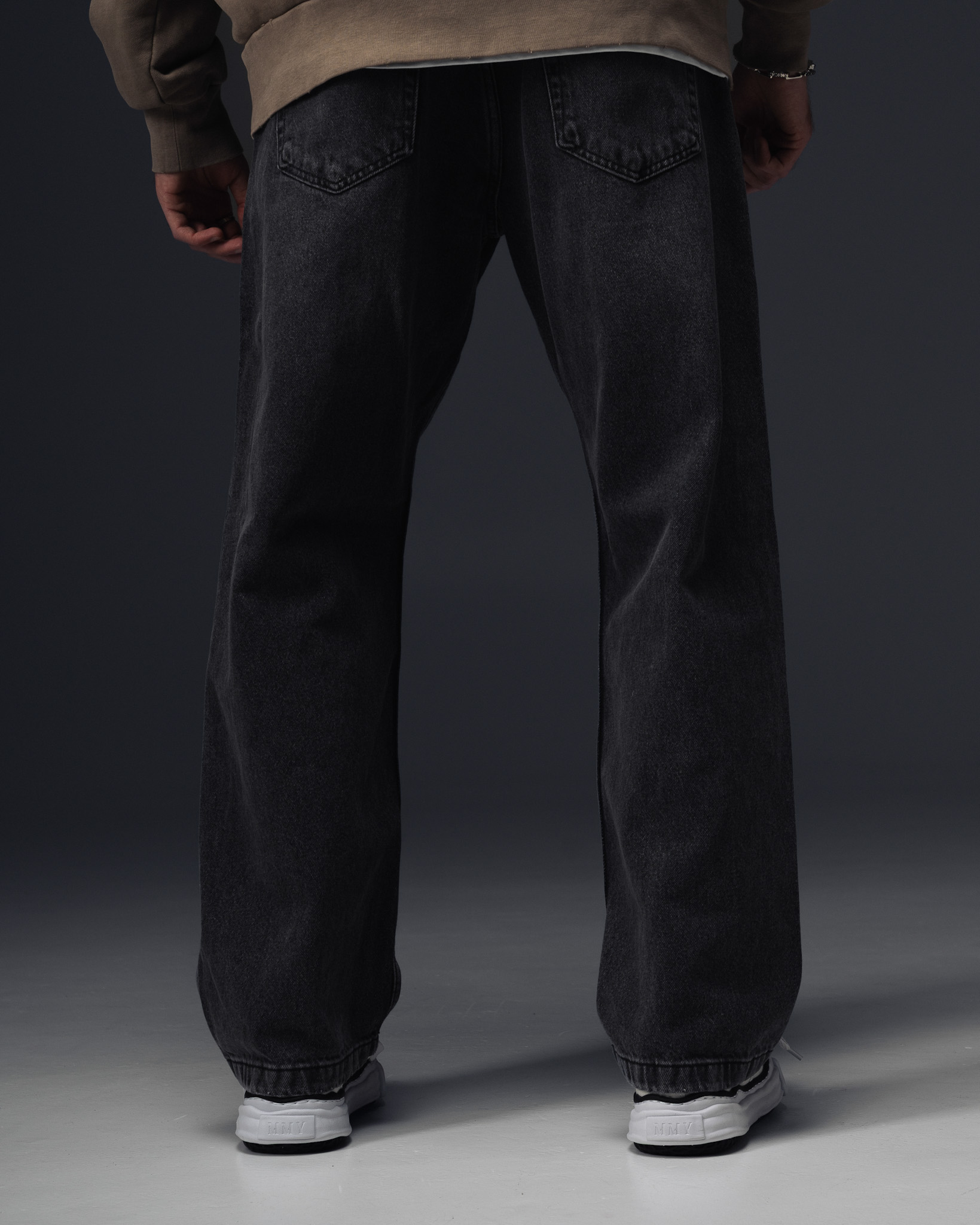 PRADA Graphite Vintage Denim Jeans