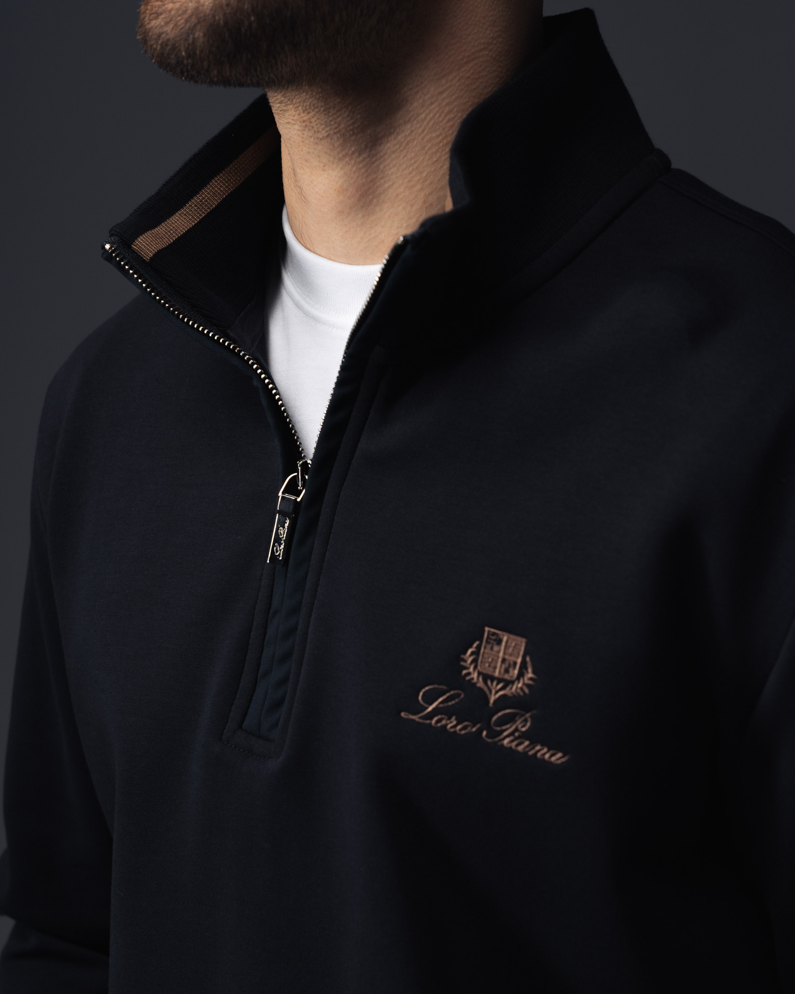 Loro Piana Royal Midnight Zip Sweatshirt