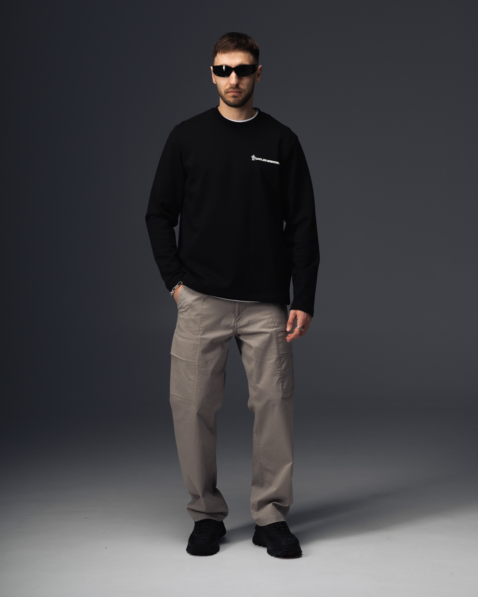 Moncler Grenoble Black Sweatshirt