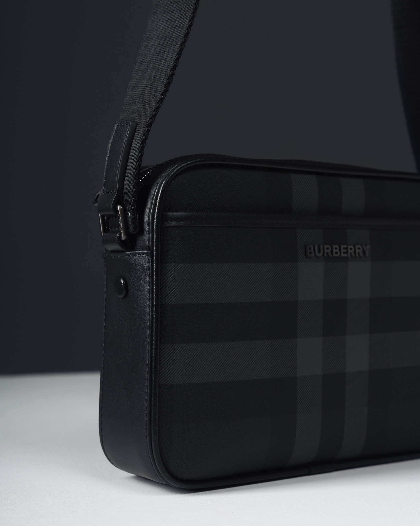 Burberry Shadow Check Crossbody Bag