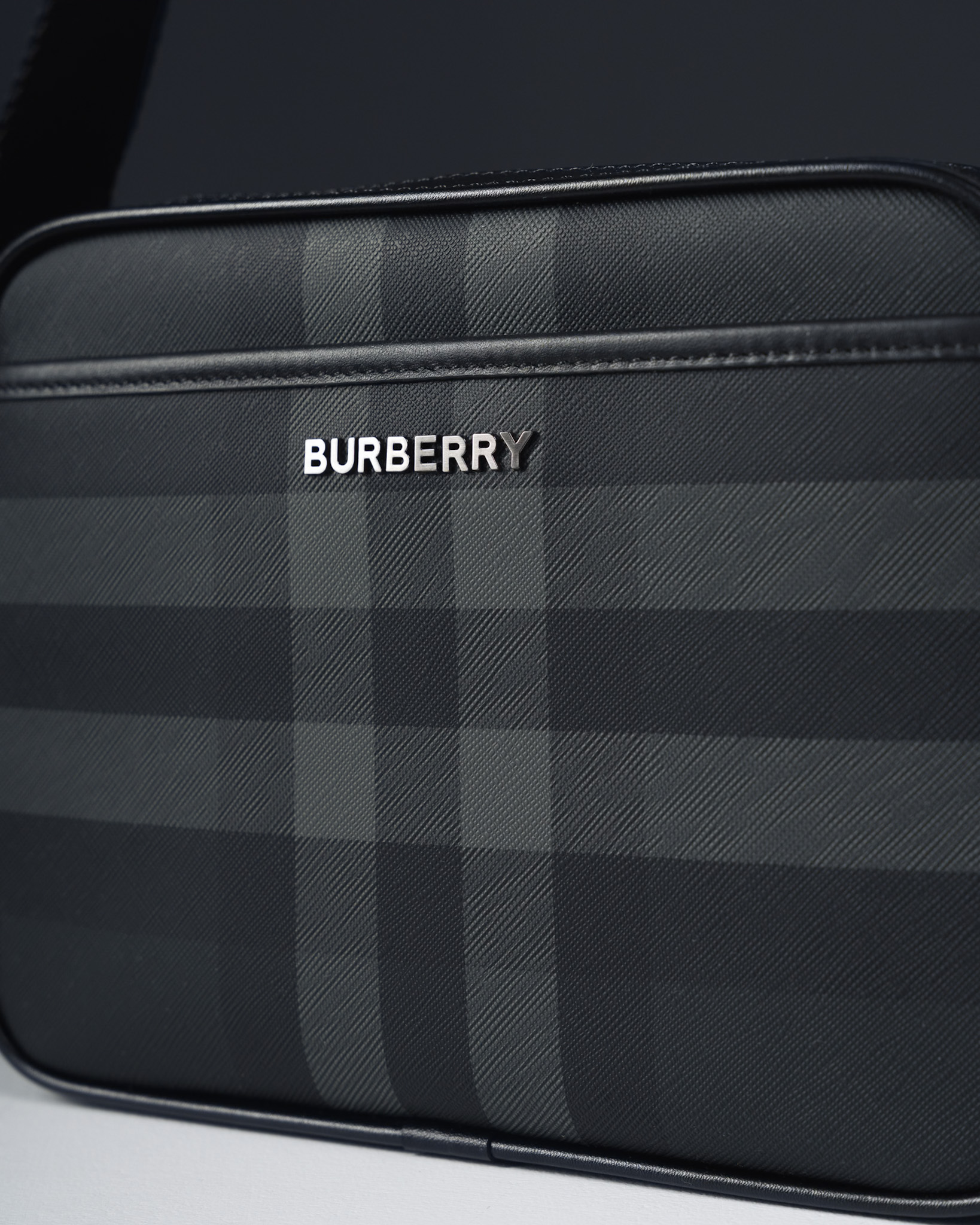 Burberry Shadow Check Crossbody Bag