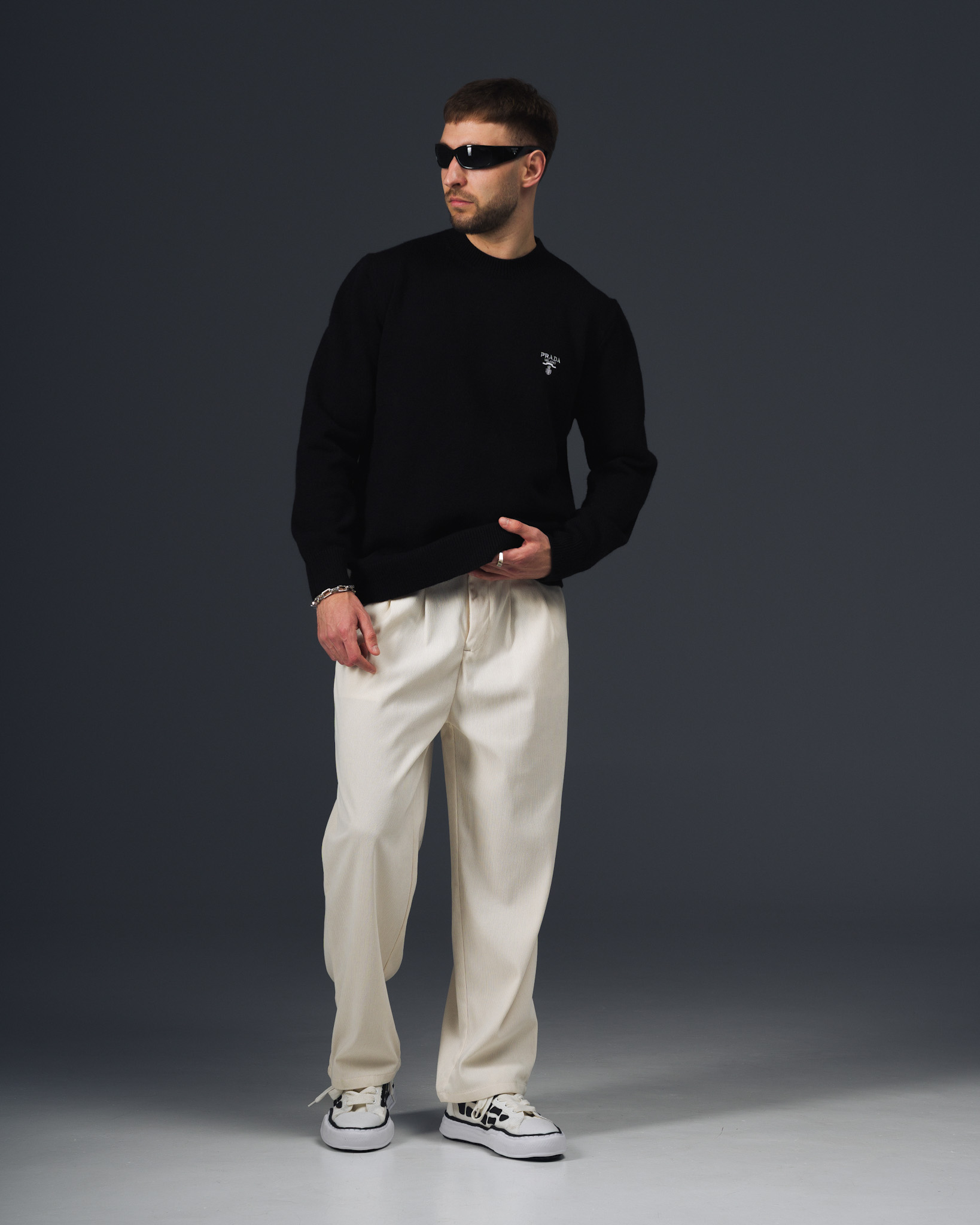 Prada Iconic Black Knit Sweater