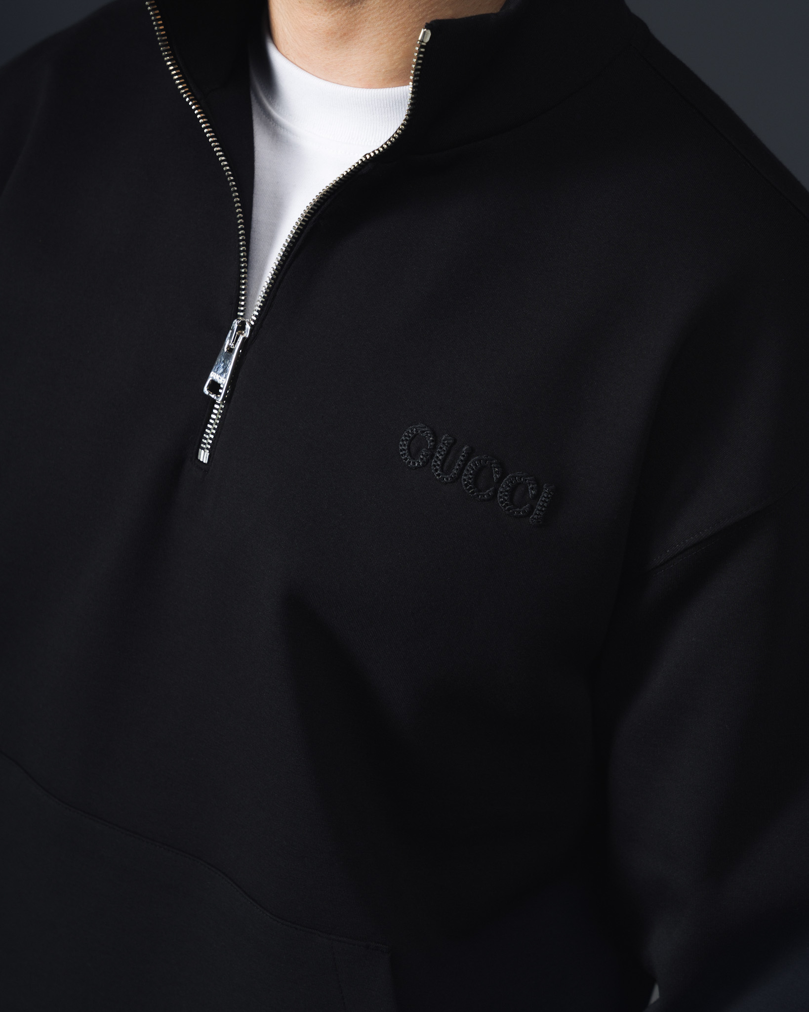 Gucci Monochrome Zip Sweater