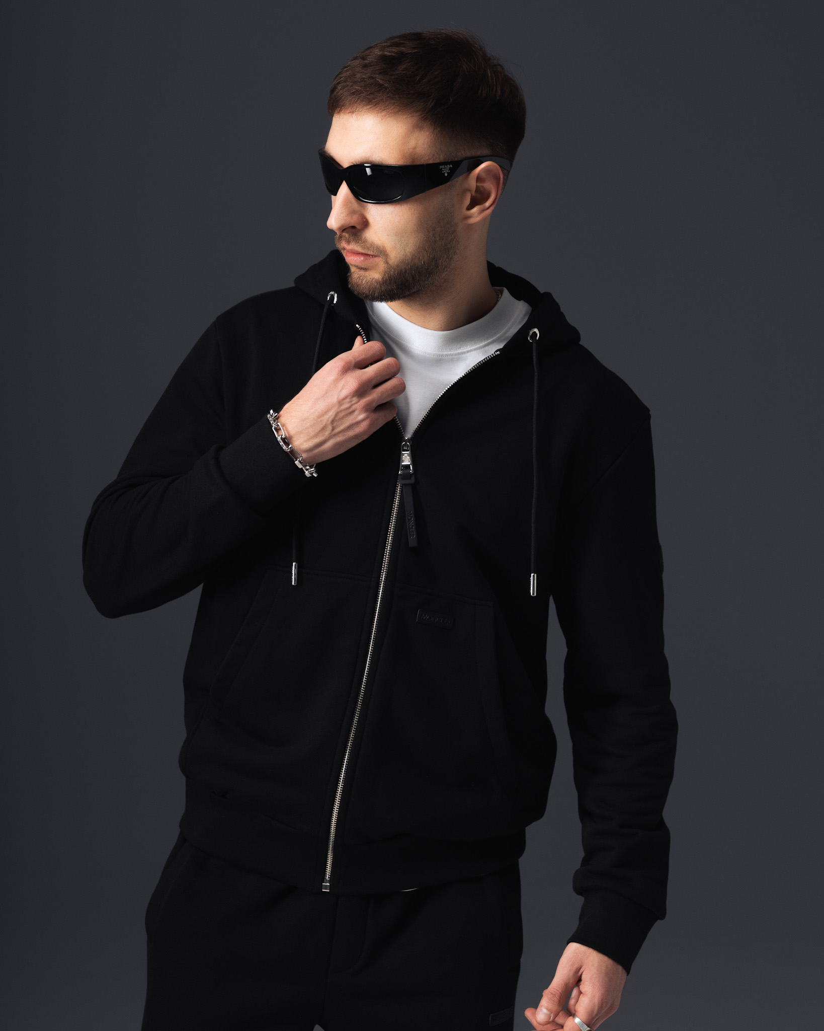 Moncler Shadow Total Black Tracksuit