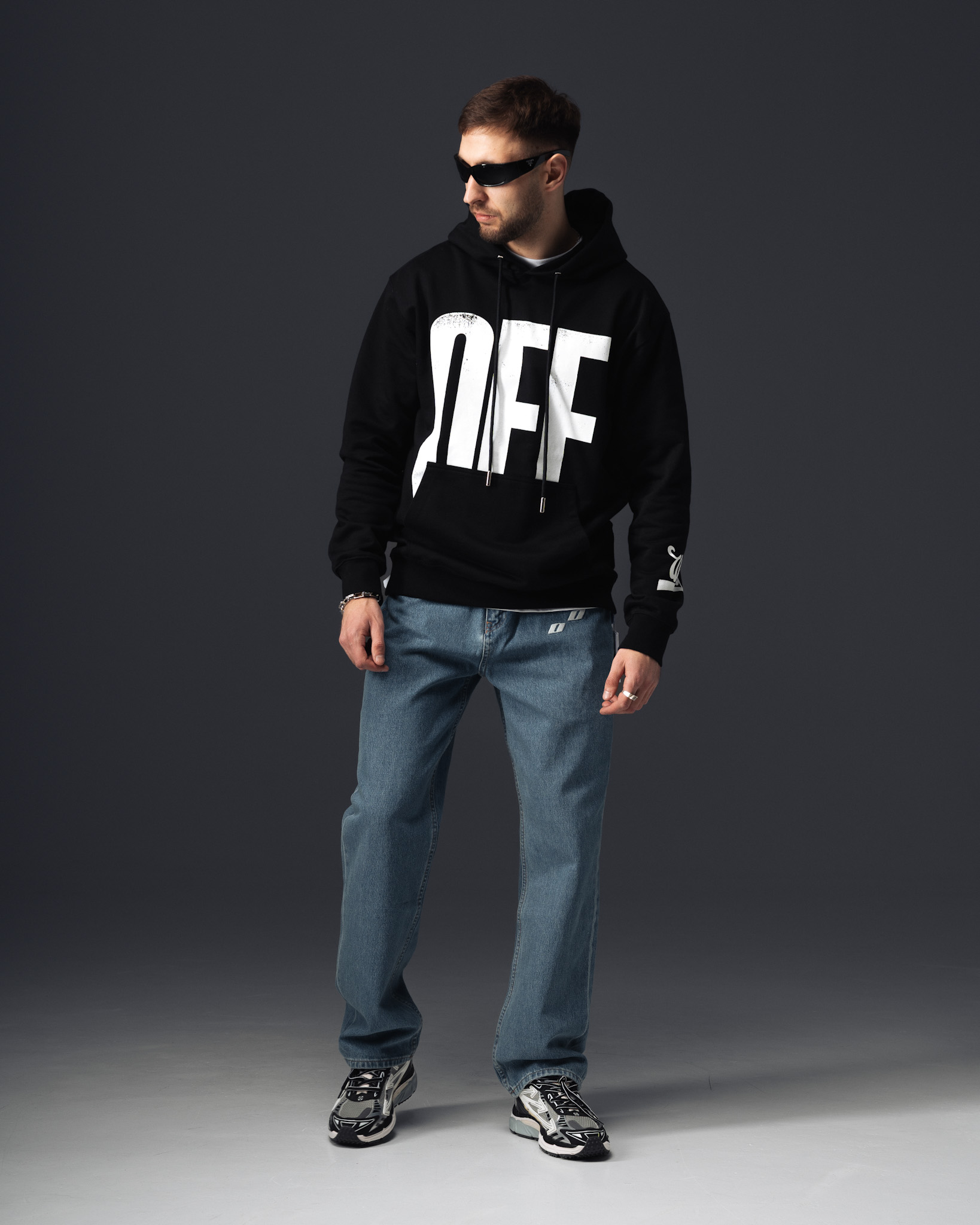 Off-White Double-Side Graphic Hoodie