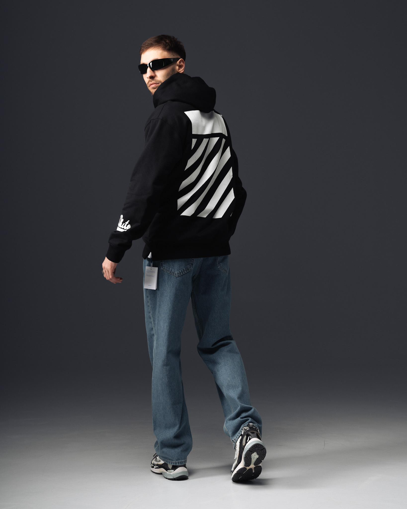 Off-White Double-Side Graphic Hoodie