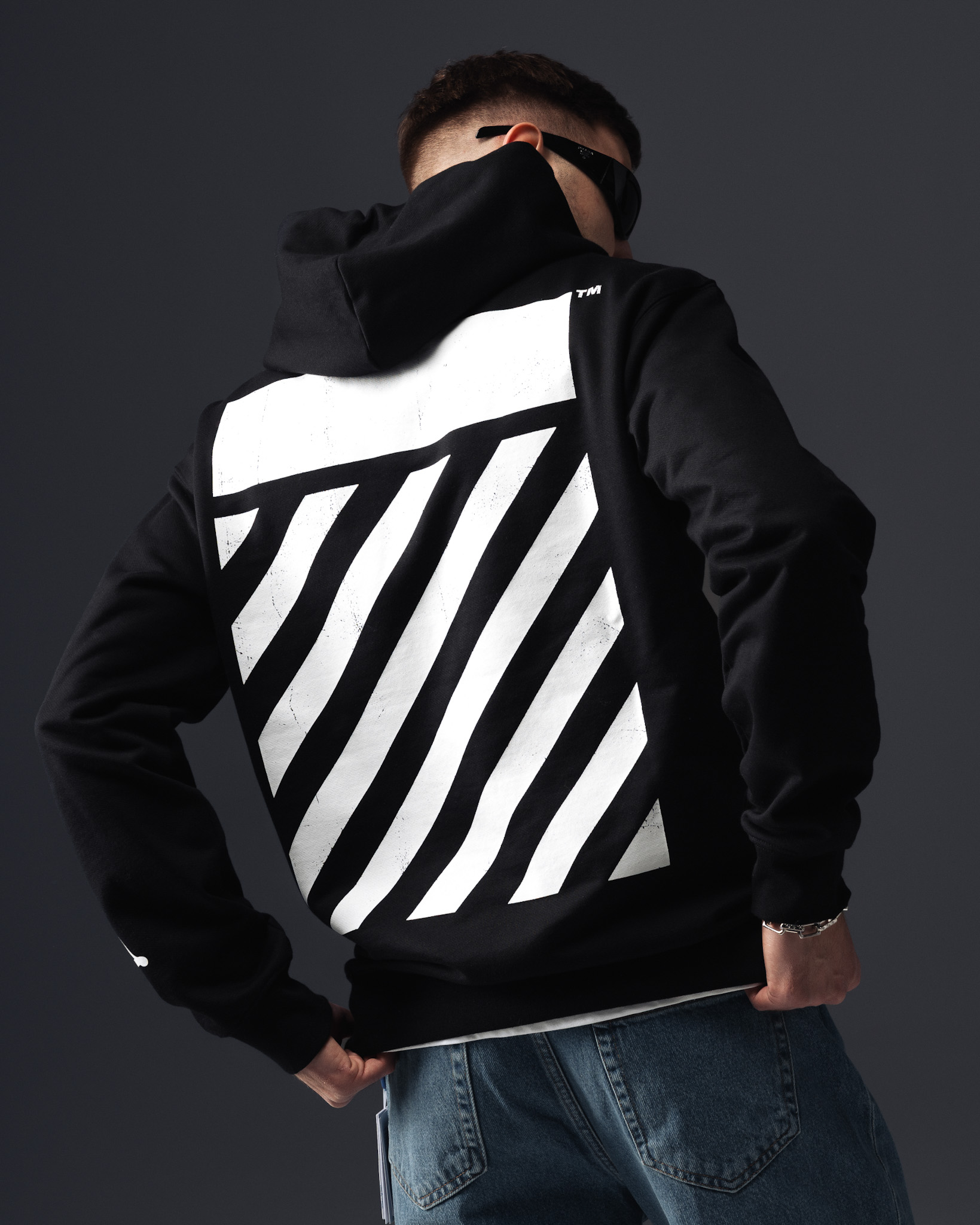 Off-White Double-Side Graphic Hoodie