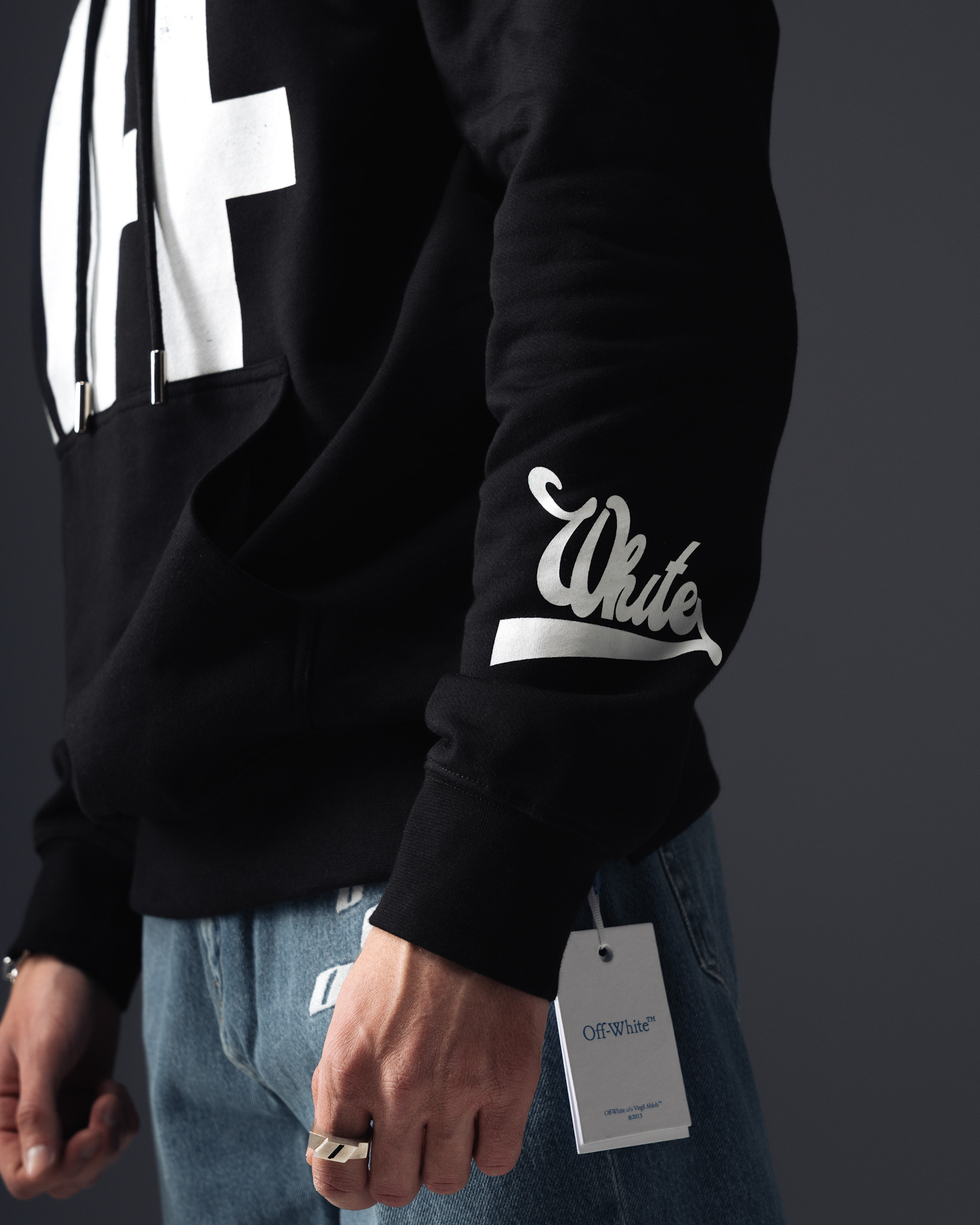 Off-White Double-Side Graphic Hoodie