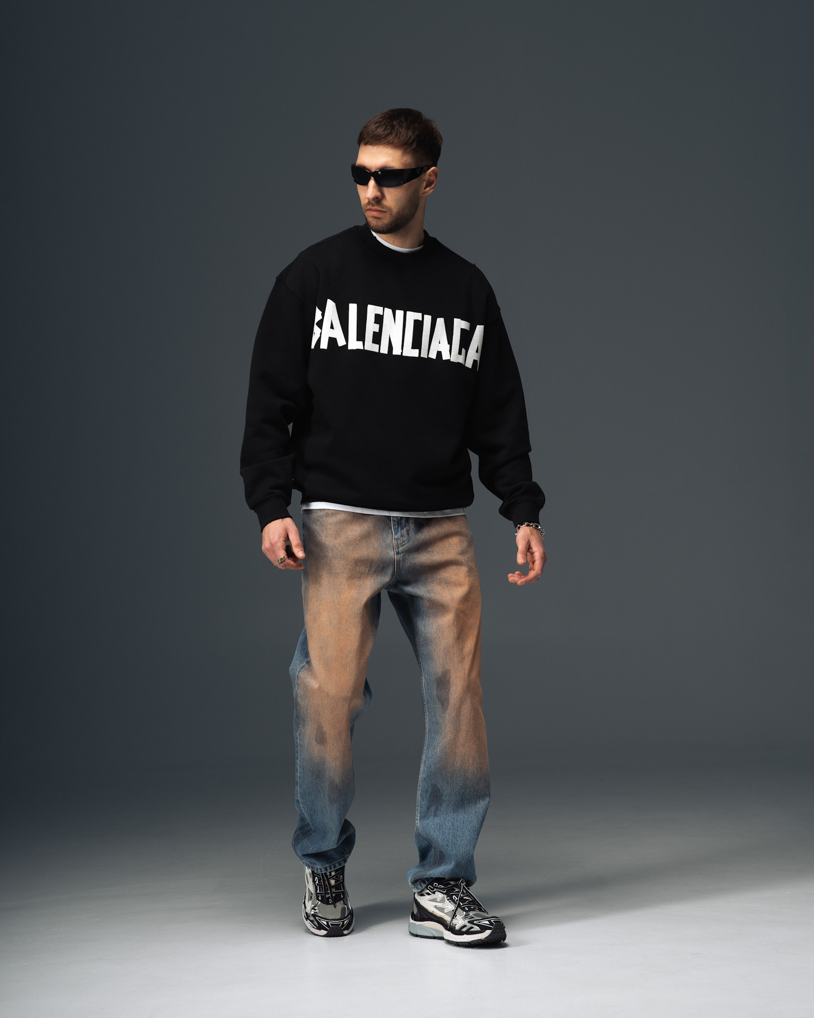 Balenciaga Graphic Back Oversize Sweatshirt
