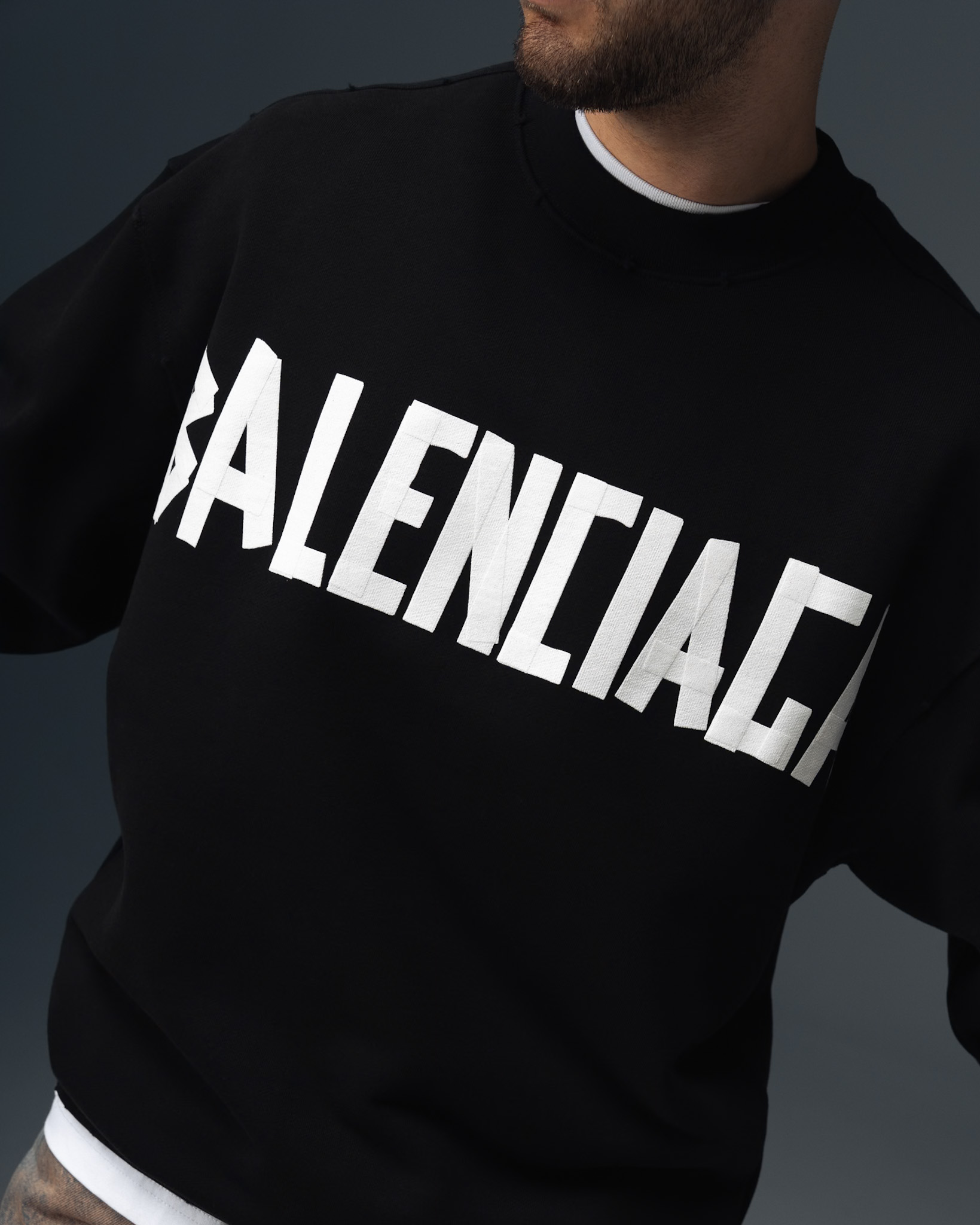 Balenciaga Graphic Back Oversize Sweatshirt