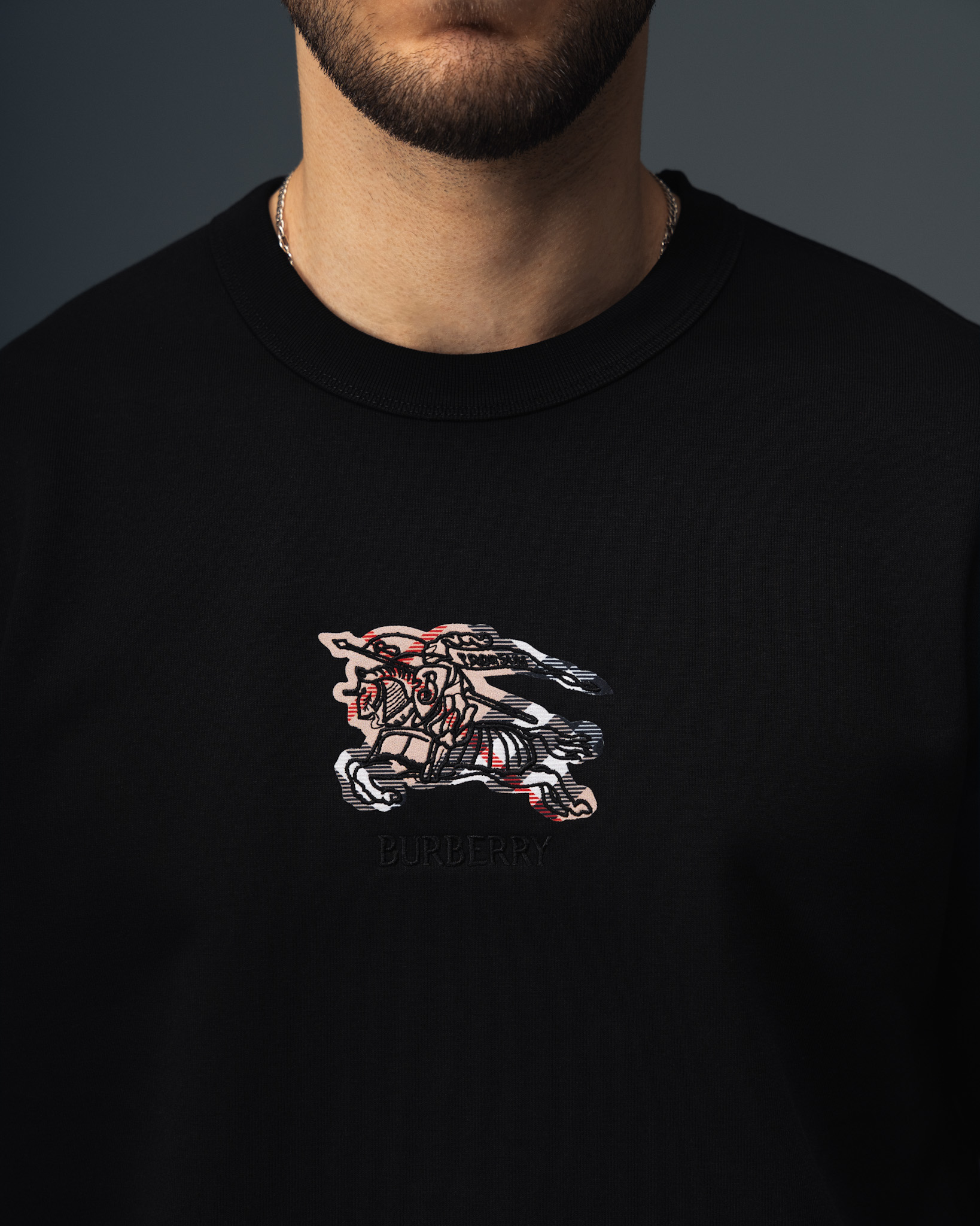 Burberry Icon Crest Black Sweatshirt