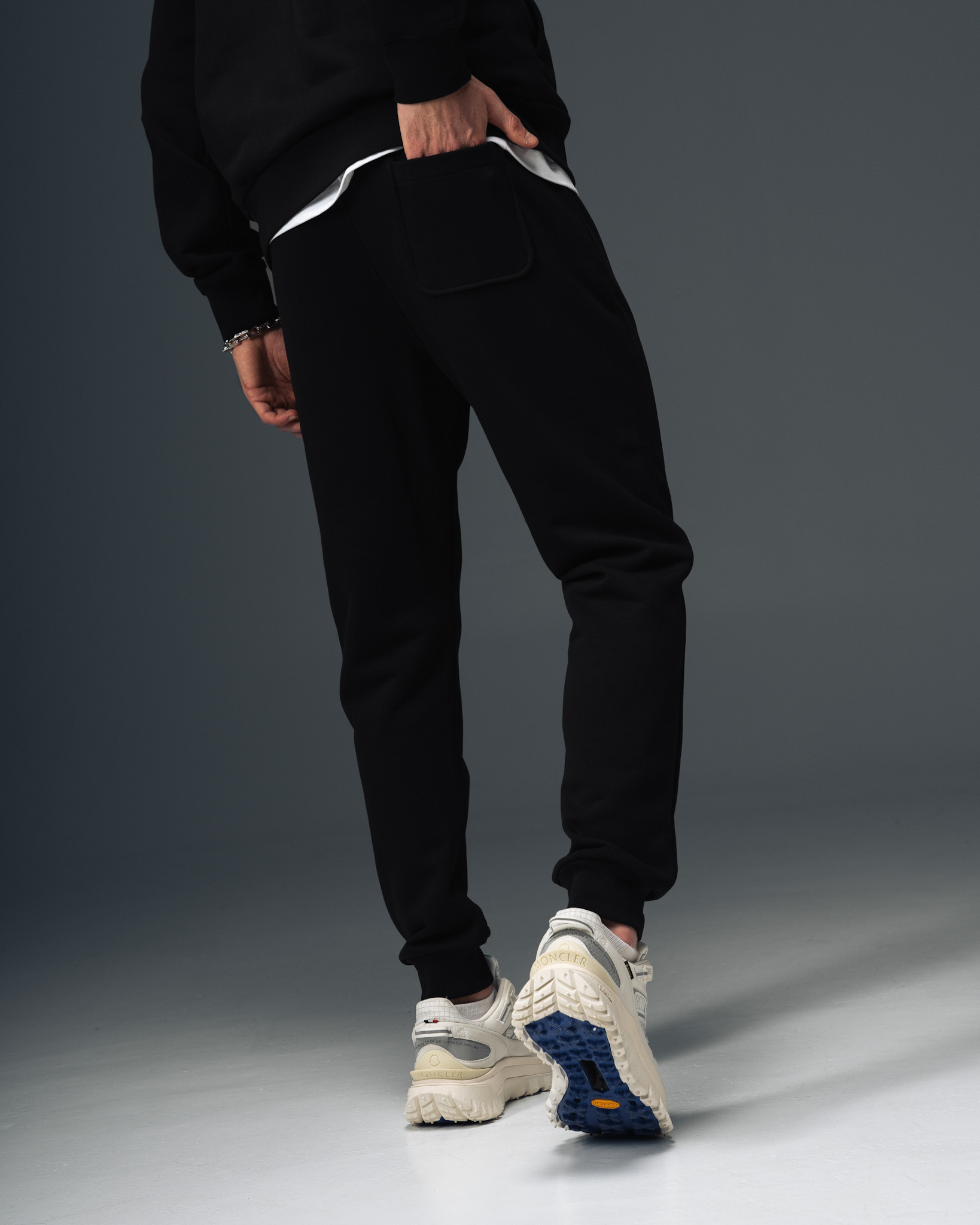 Moncler Icon White Logo Zip Tracksuit