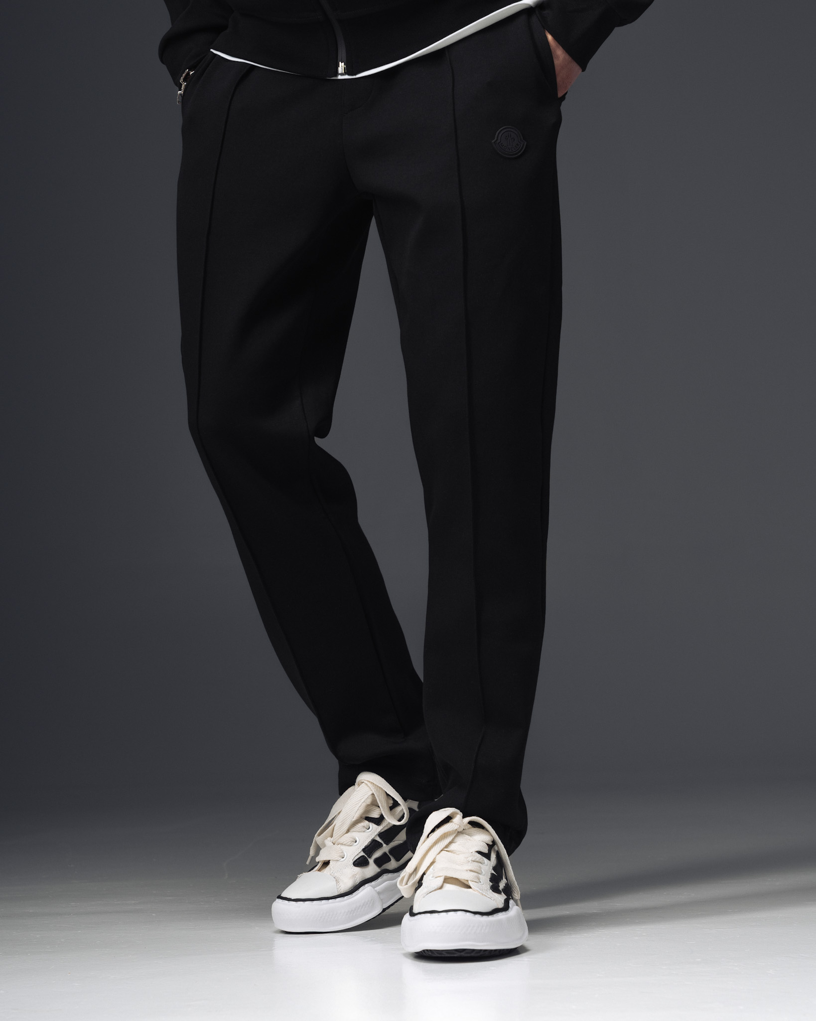 Moncler Black Signature Zip Suit