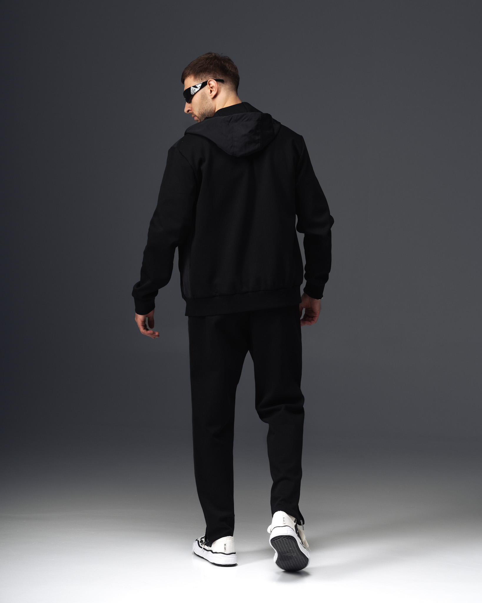 Prada Black Tech Track Suit